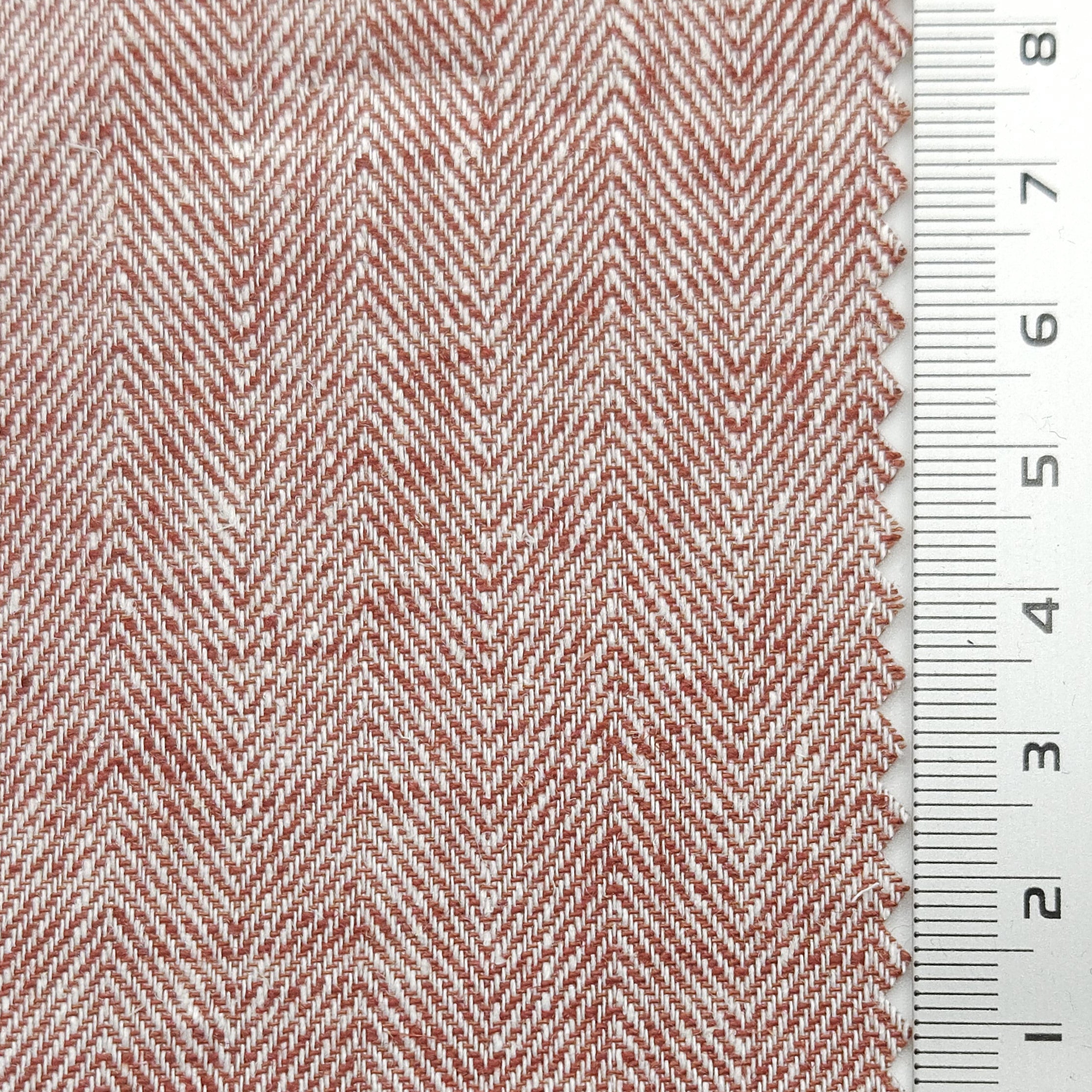 Herringbone YarnDyed Linen Rayon Woven Fabric - FAB 1650 - 5.Clam Shell