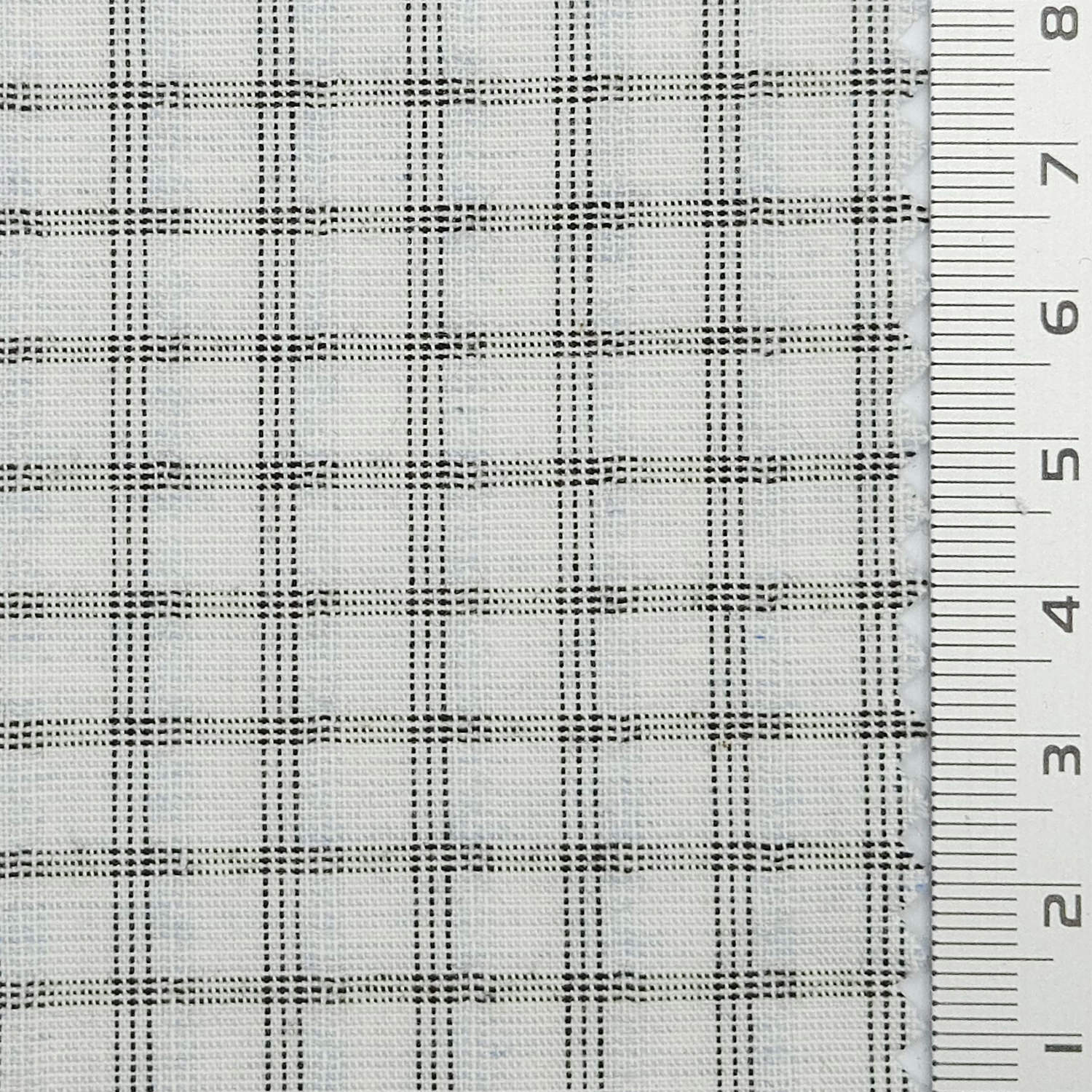 Distinct Check YarnDyed Cotton Polyester Woven Fabric - FAB 1797 - 5.Medium Gray Plaid