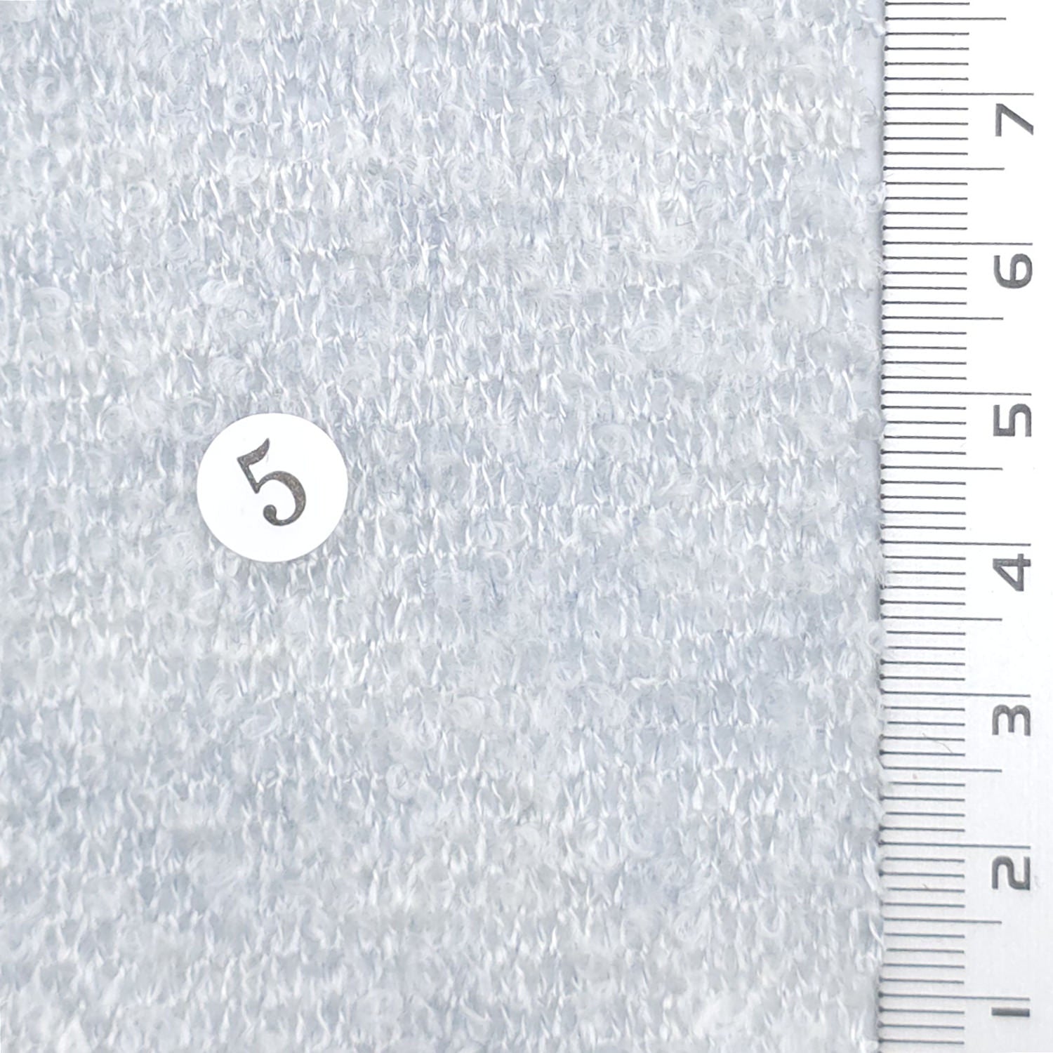 Boucle Acrylic Nylon Wool Knit Fabric - FAB1974 - Light Blue
