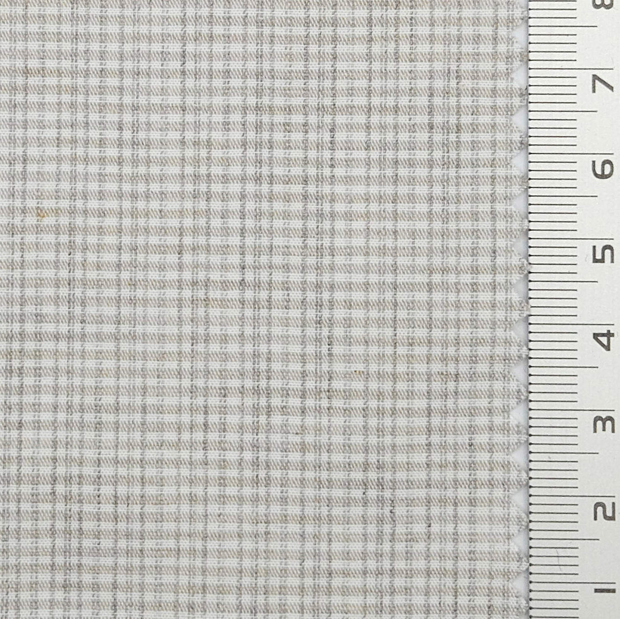 Subtle Grid Check Plain Cotton Woven Fabric - FAB1795 - 1.Light Beige-2.Taupe-3.Medium Gray-4.Charcoal Gray-5.Light Gray-6.White-7.Light Blue-8.Light Pink-9.Gray-10.Medium Gray
