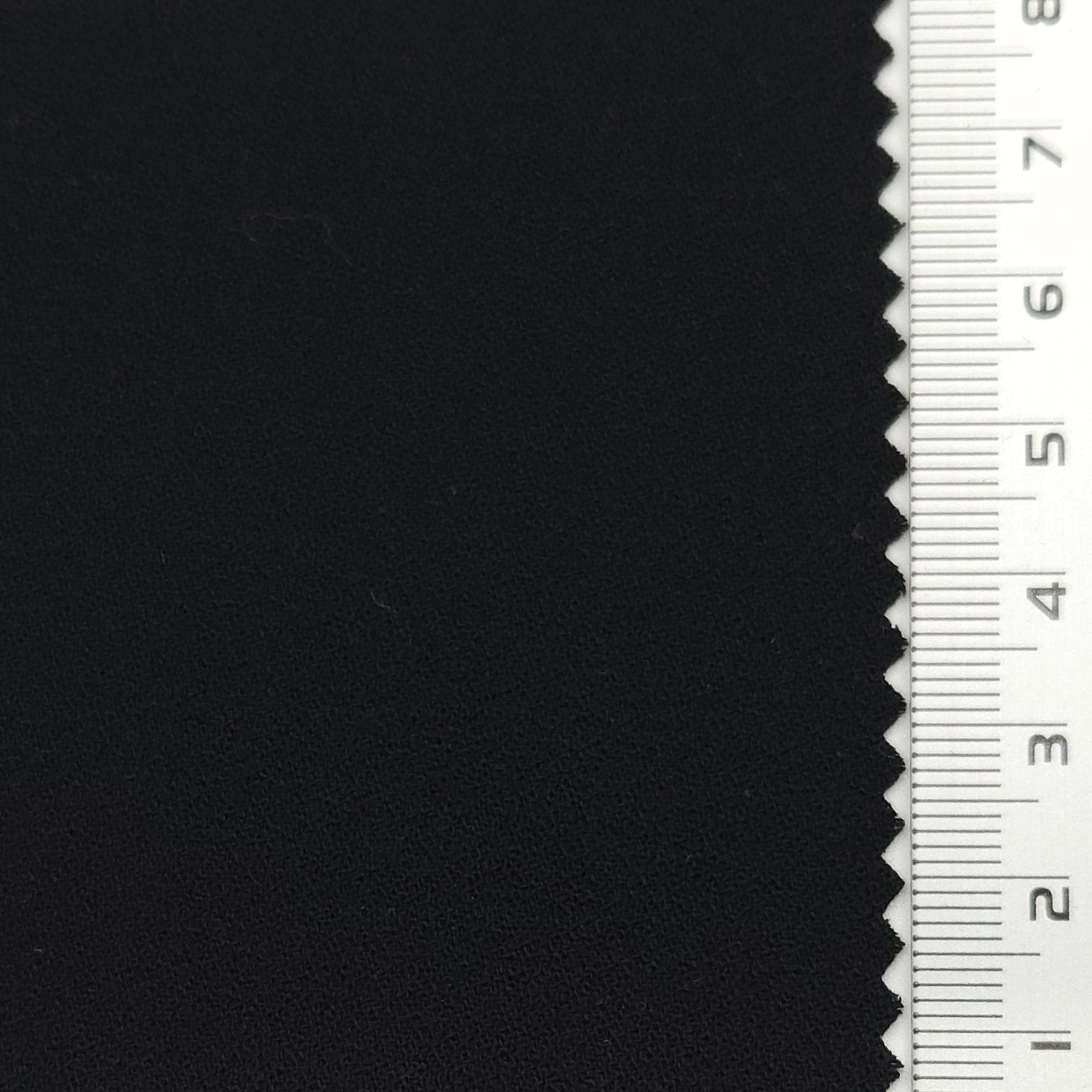 1.Mint-2.Pink-3.White-4.Navy-5.Black - Solid Crepe Rayon Woven Fabric - FAB 1635