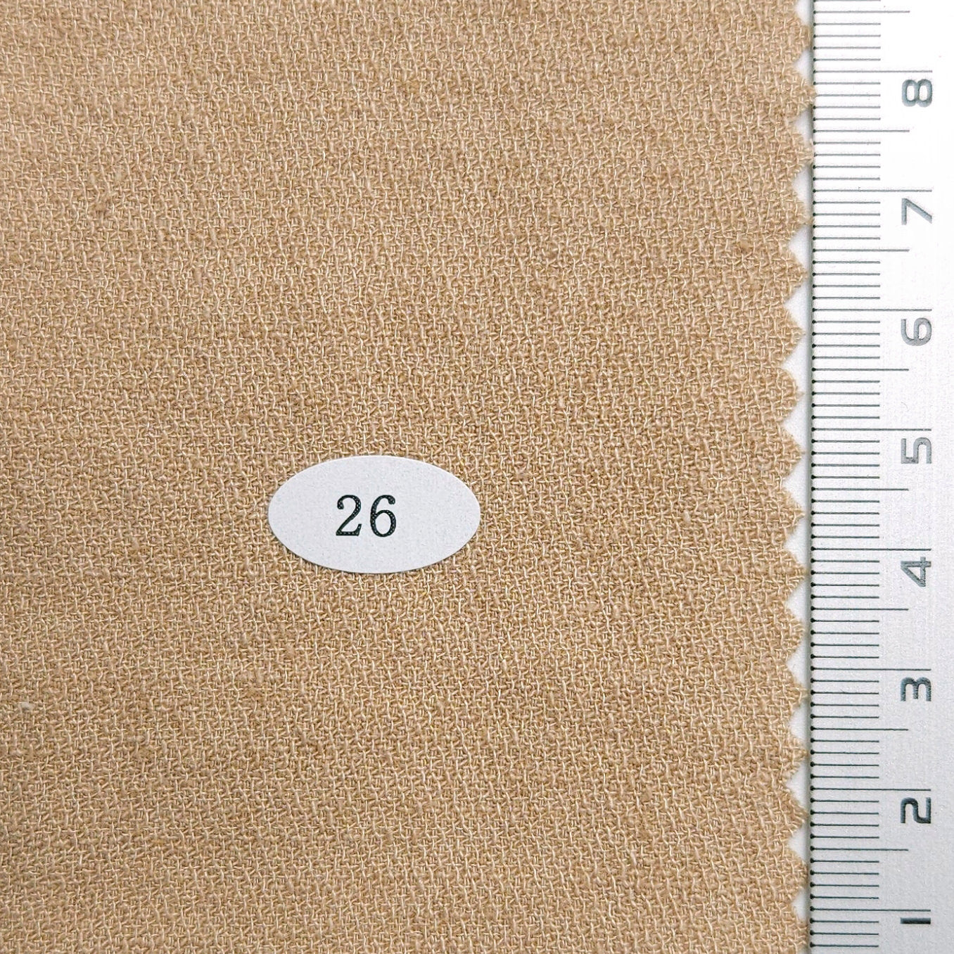 Solid Dobby Washing Linen Rayon Woven Fabric - FAB 1565 - 5.Grain Brown