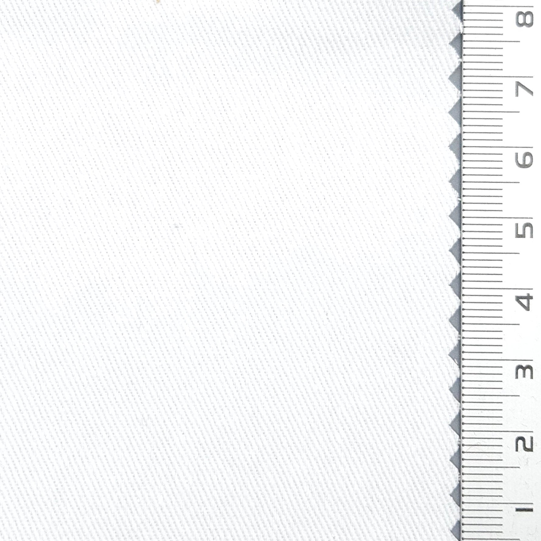 20s High Density Solid Twill Washing Cotton Woven Fabric - FAB 1674 - 5.White