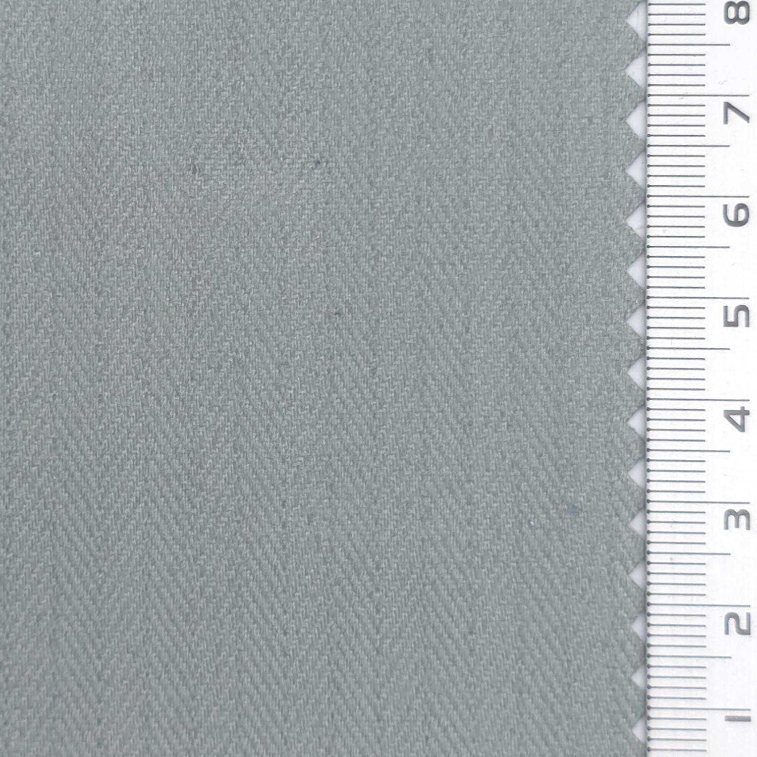 Herringbone Cotton Woven Fabric - FAB1955 - Light Gray