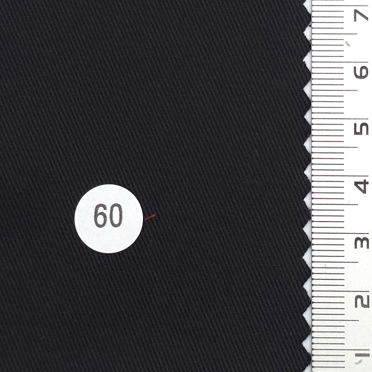16 Count Solid Twill Cotton Woven Fabric - FAB1817 - Black