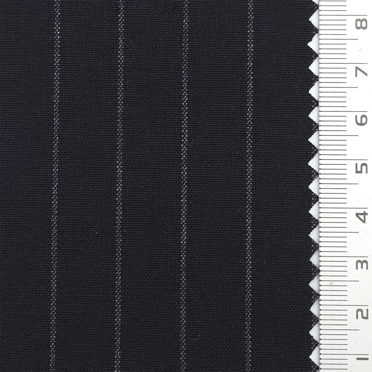 1.Tan-2.Light Gray-3.Dark Gray-4.Charcoal-5.Navy Blue - Chalk Stripe Plain Polyester Spandex Rayon Woven Fabric - FAB 1781