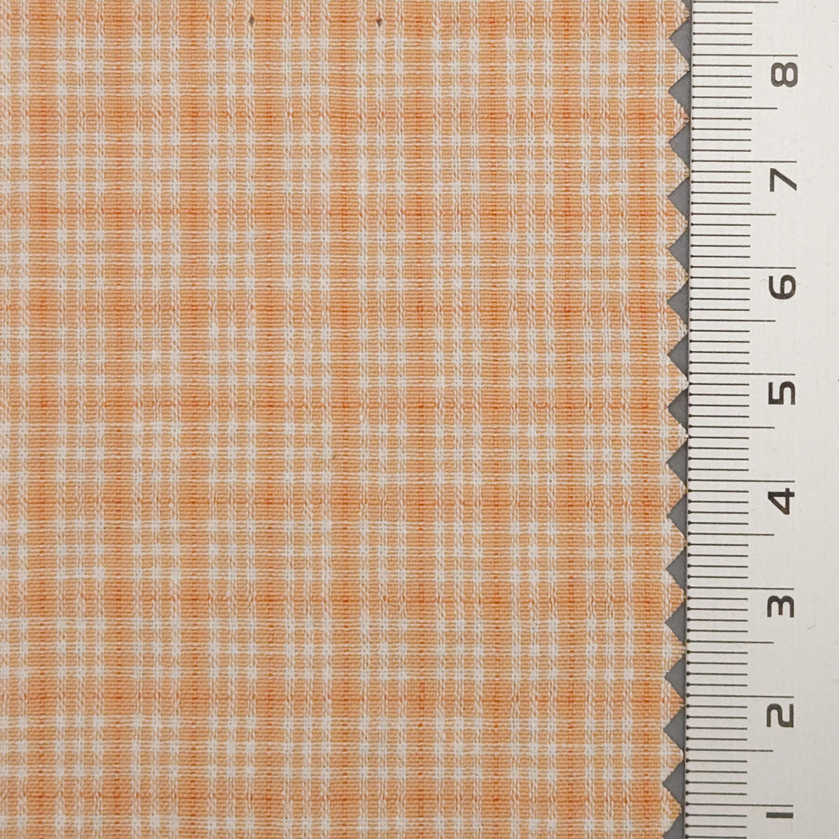 Check Cotton Woven Fabric | FAB1549 | 1.Soft Peach, 2.Spring Wood, 3.Onahau, 4.Green, 5.Yellow, 6.Orange, 7.Snuff, 8.Periwinkle, 9.Pale Cornflower Blue, 10.Black by Fabricis.com #