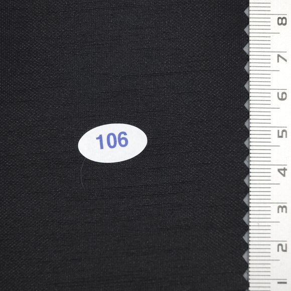 Solid Satin Slub Polyester Rayon Woven Fabric - FAB 1738 - 6.Black