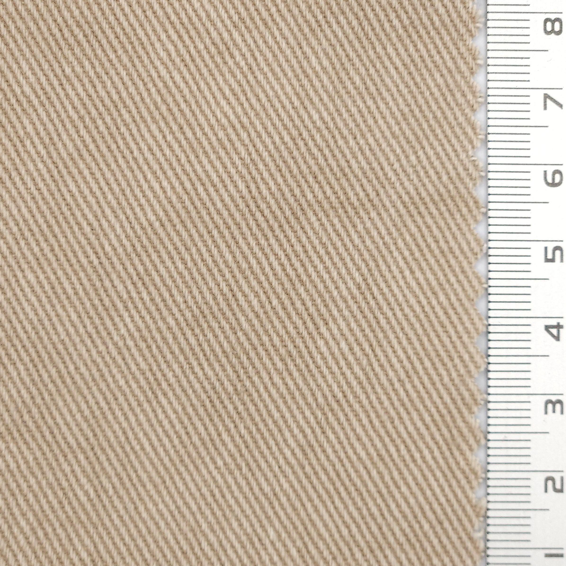 7s Solid Twill Washing Cotton Woven Fabric - FAB 1756 - 6.Tan