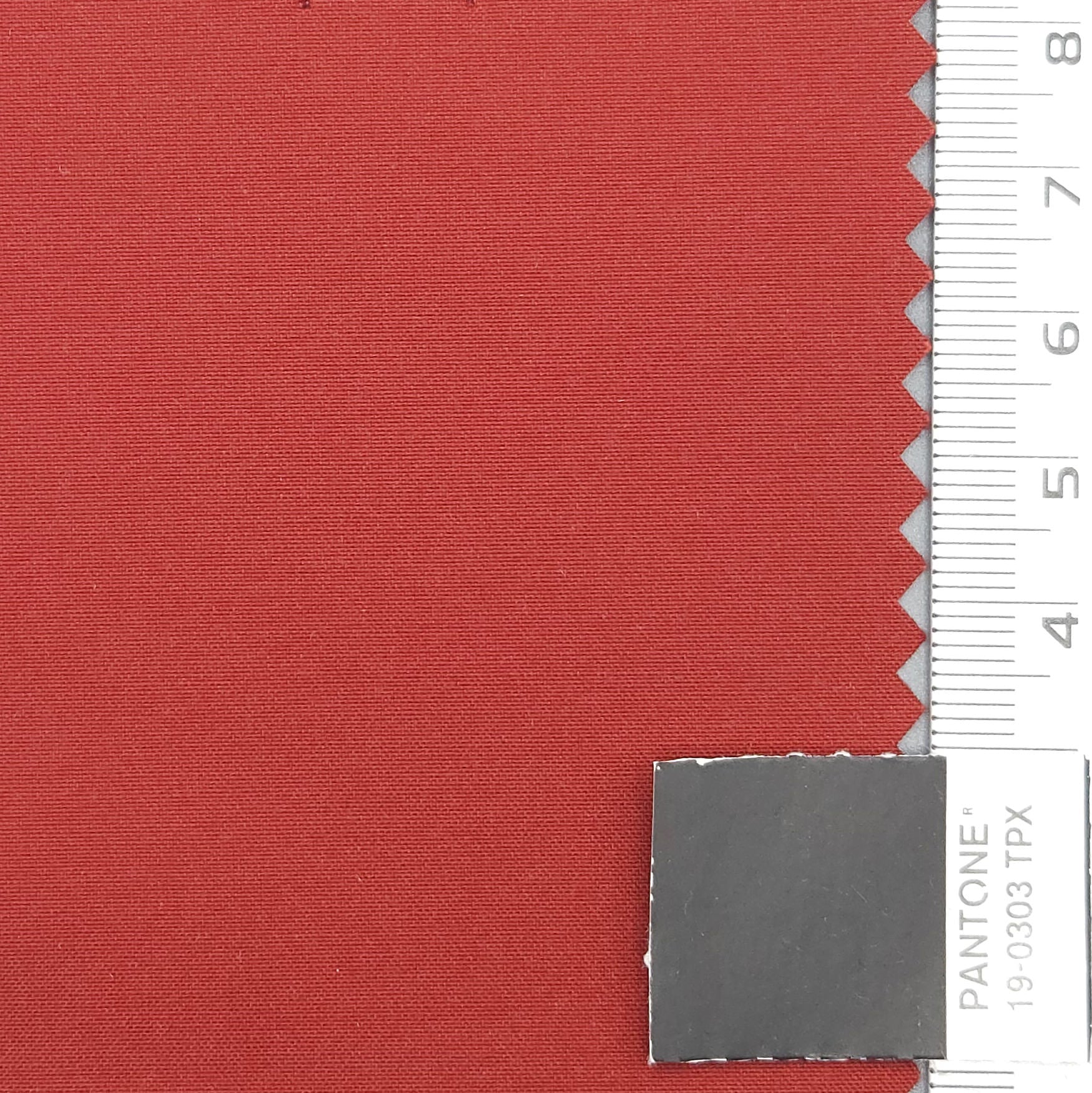 Hiking Solid Plain Recycled Polyester Cotton Woven Fabric - FAB 1725 - 6.Dusty Red
