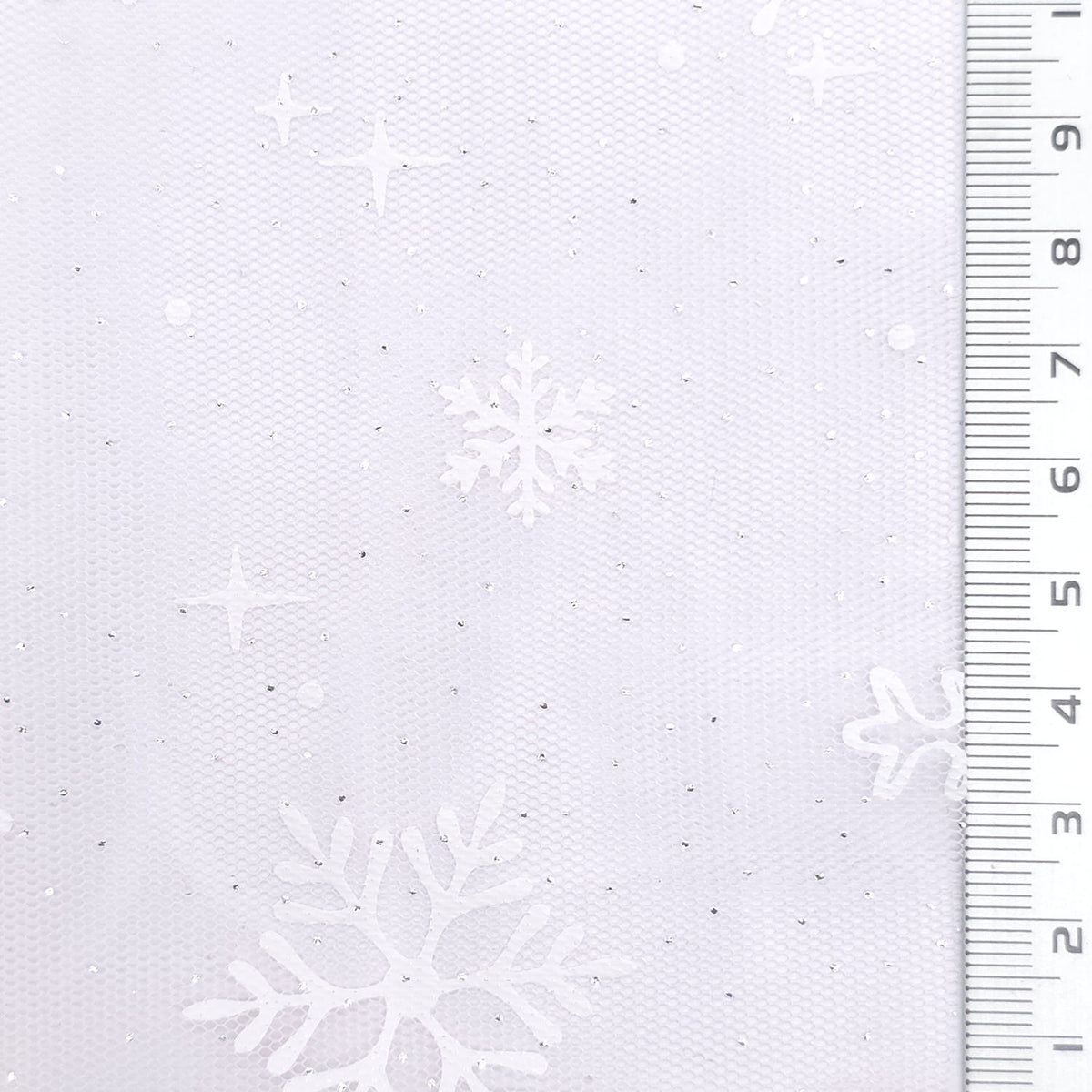 Snowflake Galaxy Polyester Knit Fabric - FAB1950 - Pink