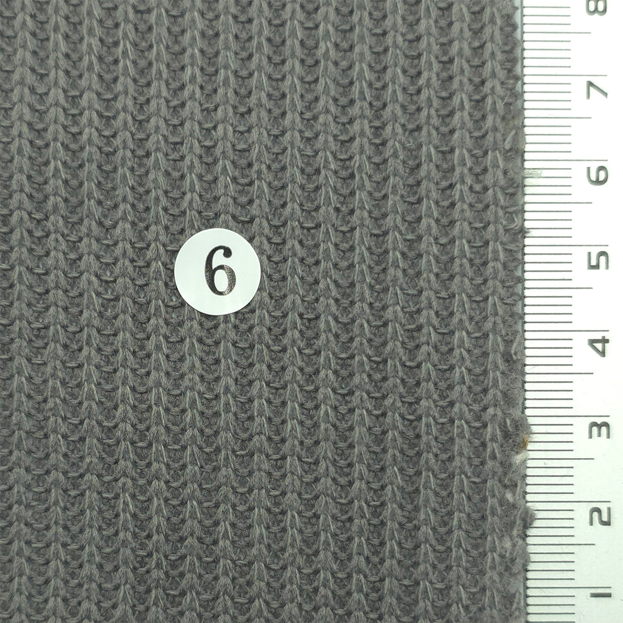 Warm Gray - Rib Knit Poly Fabric - FAB1855