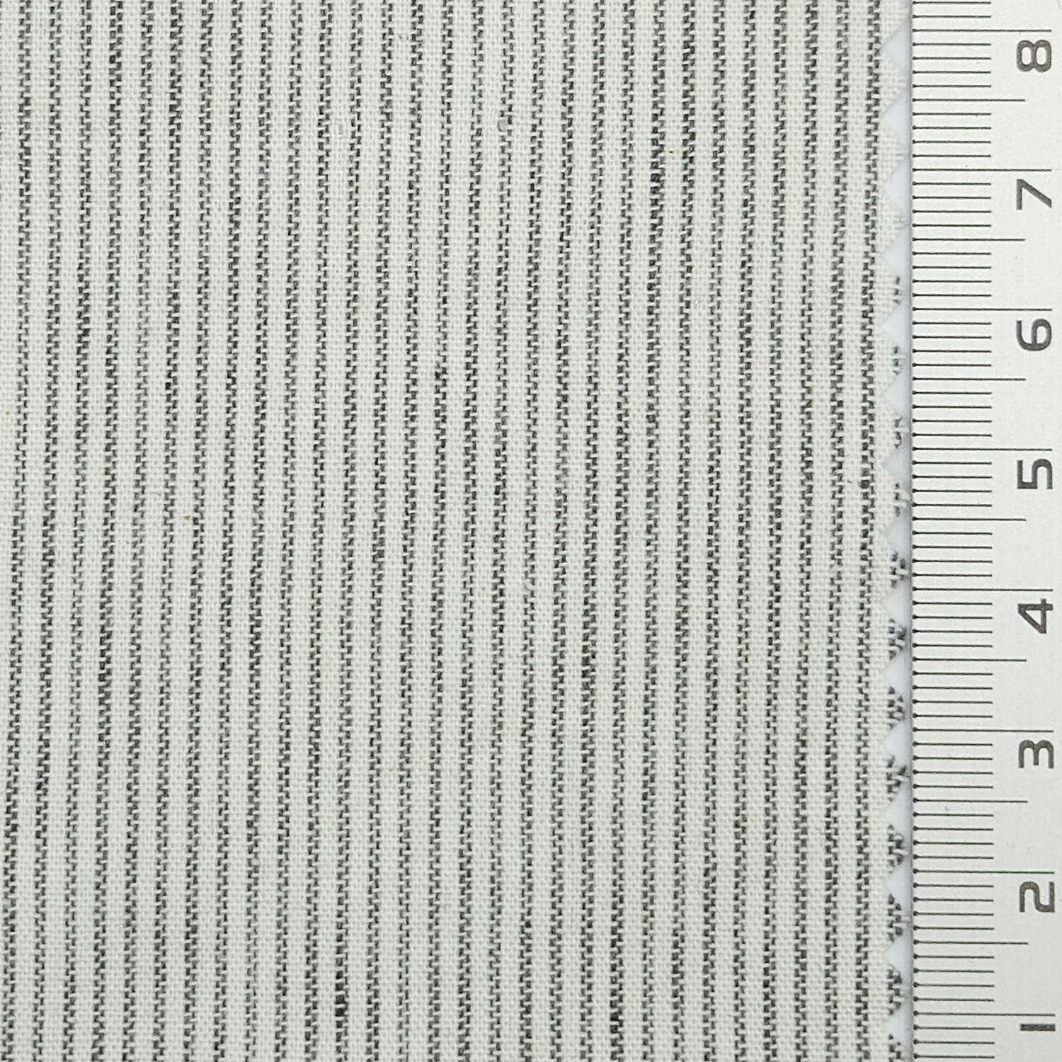Pin Stripe Plain Cotton Woven Fabric - FAB1796 - 1.Ivory-2.Pearl-3.Light Blue-4.Light Pink-5.Pale Yellow-6.Gray-7.Medium Gray-8.Light Blue-9.Light Pink-10.Light Gray