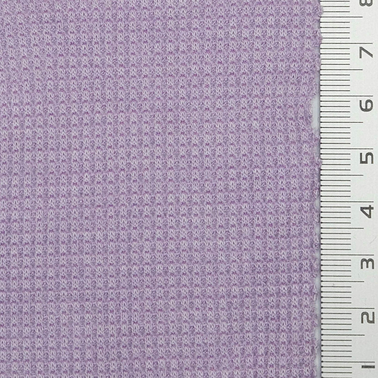 Solid Waffle Spandex Rayon Polyester Knit Fabric - FAB1809 - 1.Dusty pink-2.White-3.Gray Pink-4.Gray Blue-5.Beige-6.Lilac-7.Red-8.Green-9.Yellow-10.Purple