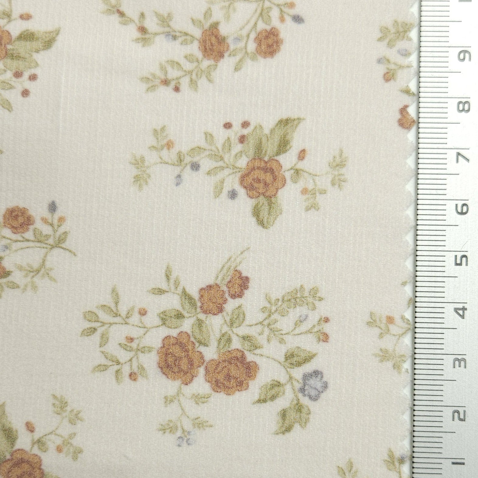 Print Floral Cotton Woven Fabric - FAB 1577 - 6.Oriental Pink