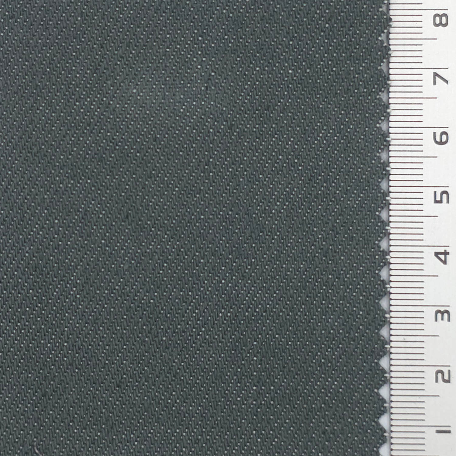 1.Navy Blue-2.Navy Black-3.Black-4.White-5.Charcoal Gray - Fake Denim Cotton Poly Woven Fabric - FAB 1838