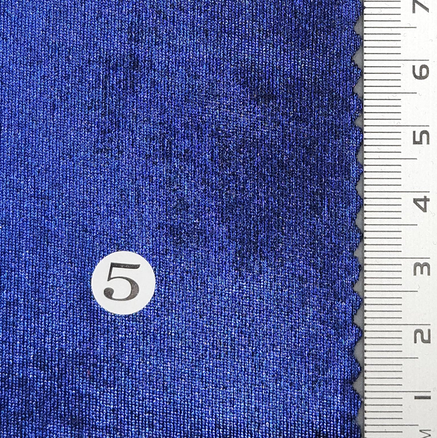 1.Turquoise/Silver (29)-2.Black/Gold (1)-3.Black/Silver (2)-4.Ivory/Silver (3)-5.Ivory/Gold (4) - Solid Foil Slinky Spandex Polyester Knit Fabric - FAB 1698