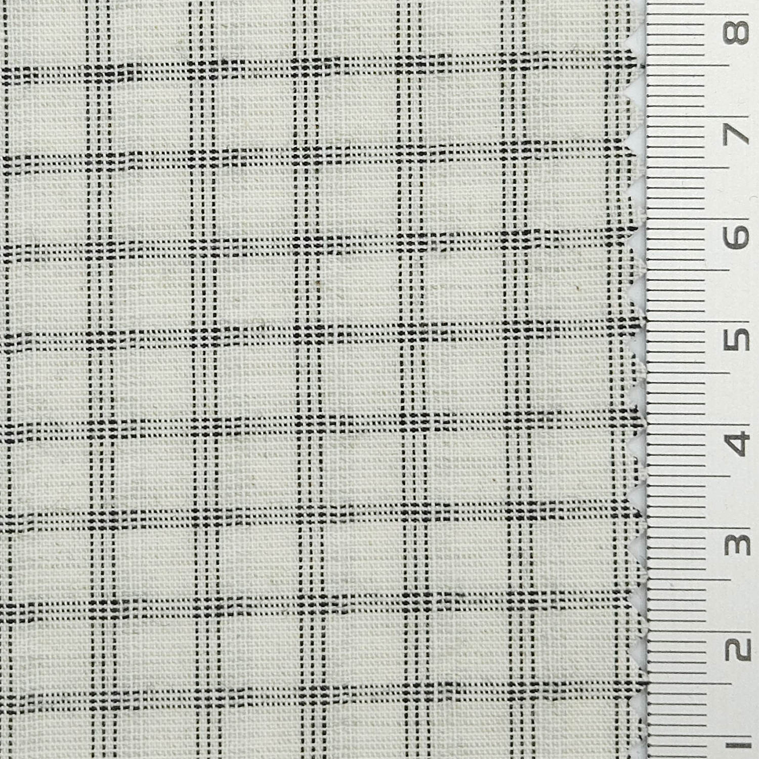 Distinct Check YarnDyed Cotton Polyester Woven Fabric - FAB 1797 - 6.Light Gray Plaid