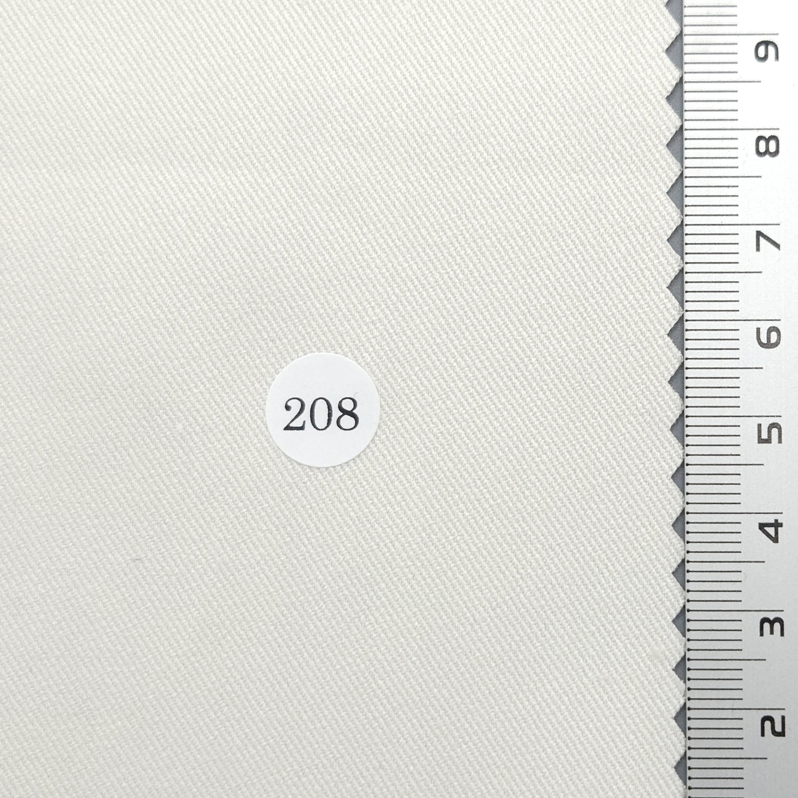 1.Ivory Beige (213)-2.Beige (212)-3.Green Ivory (211)-4.Yellow Beige (210)-5.Pink (209) - Solid Twill Polyester Rayon Spandex Woven Fabric - FAB 1694