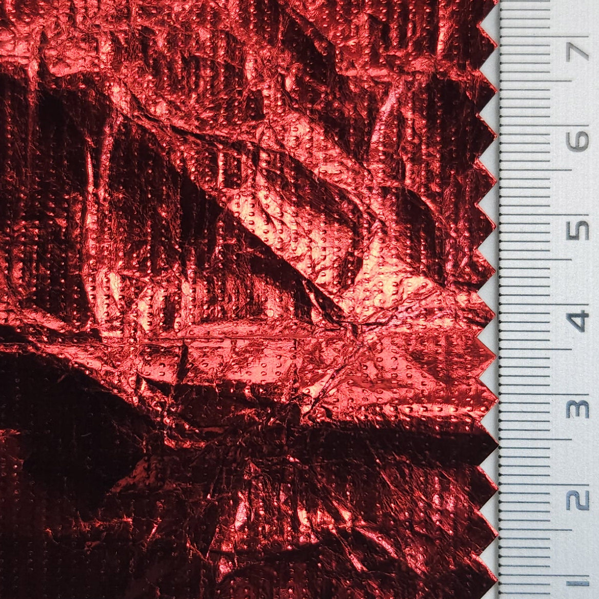 Solid Crack Foil Polyurethane Woven Fabric - FAB 1601 - 6.FAB1601-6