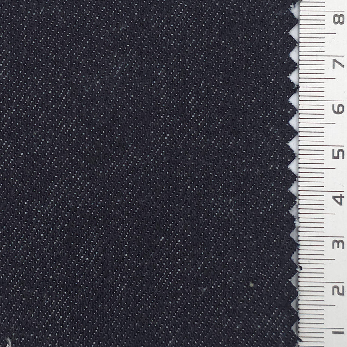 Navy Blue Premium Rigid Denim Cotton Woven Fabric - FAB1836