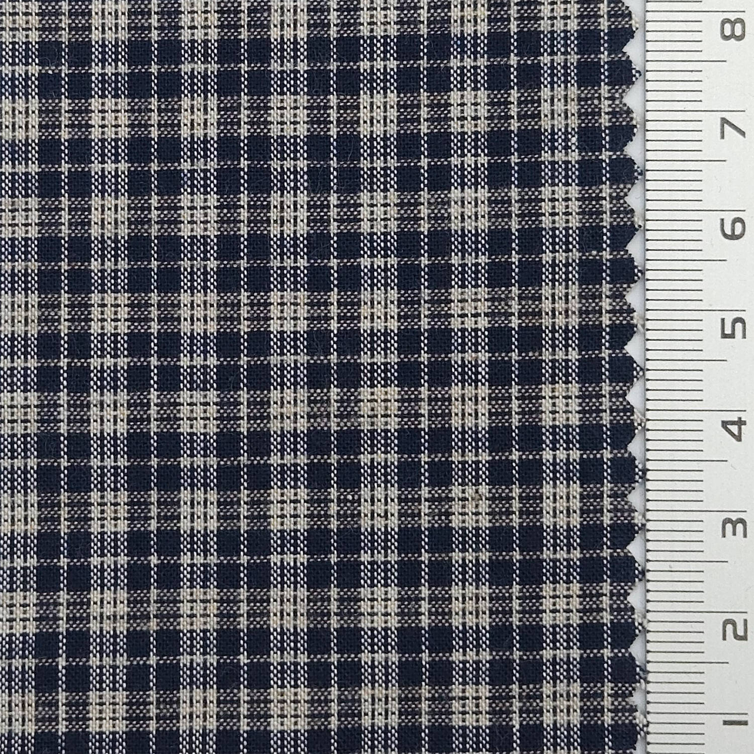 1.Charcoal Plaid-2.Navy Blue Plaid-3.Black Plaid-4.Burgundy Plaid-5.Dark Gray Plaid - Check YarnDyed Cotton Woven Fabric - FAB 1799