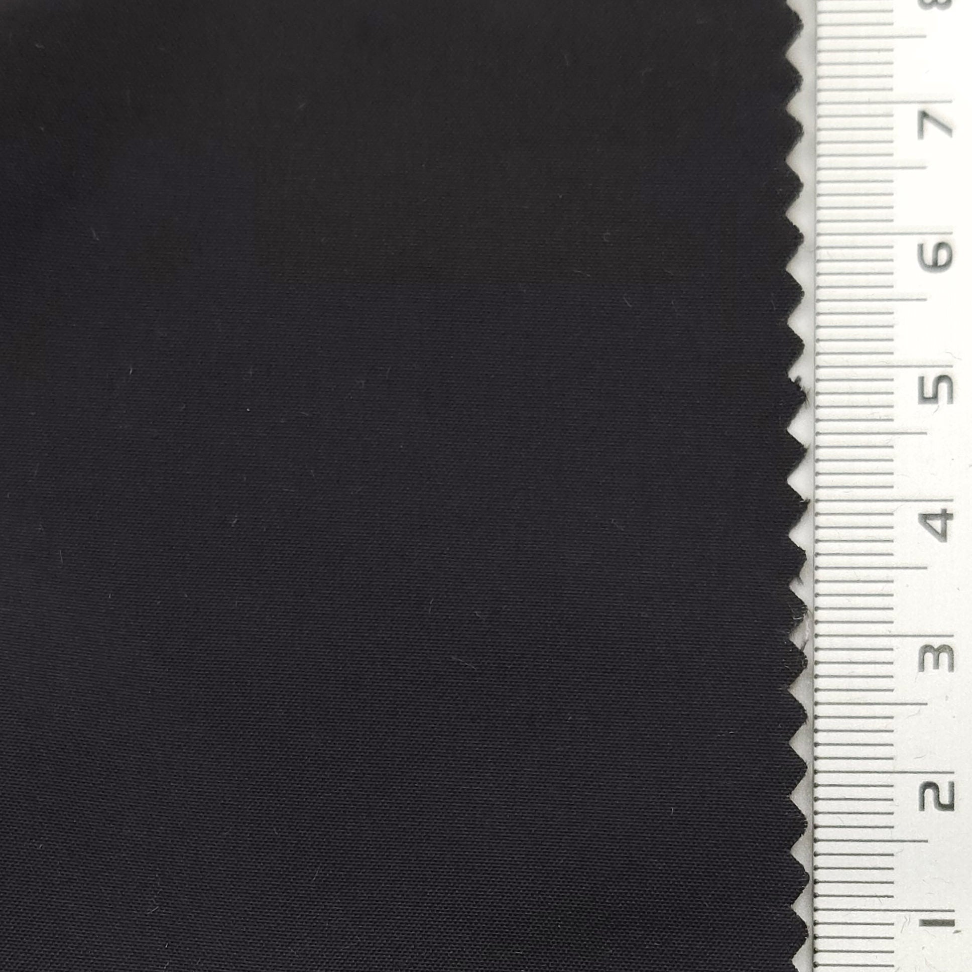 Solid Taffeta Yarn Dyed Silk Woven Fabric - FAB 1643 - 6.Black