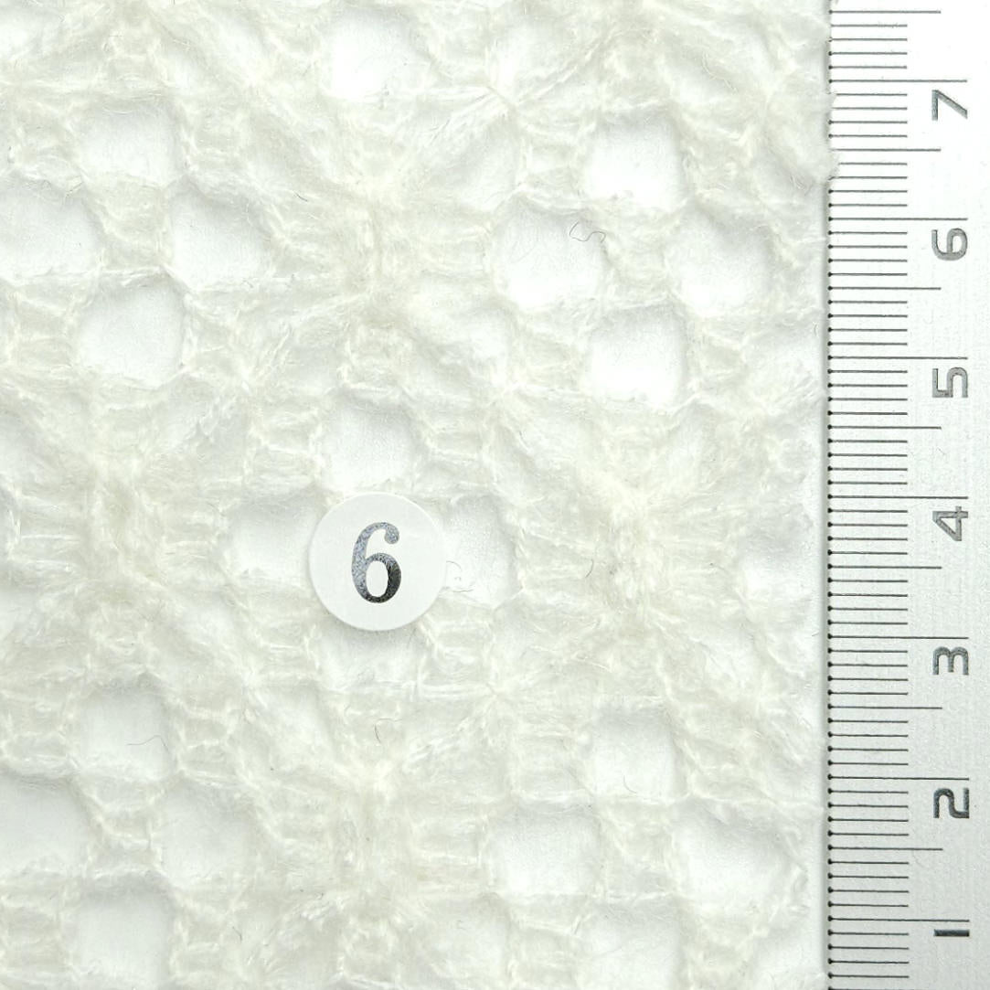 Solid Brushed Mesh Wool Acrylic Knit Fabric - FAB 1594 - FAB1594-6