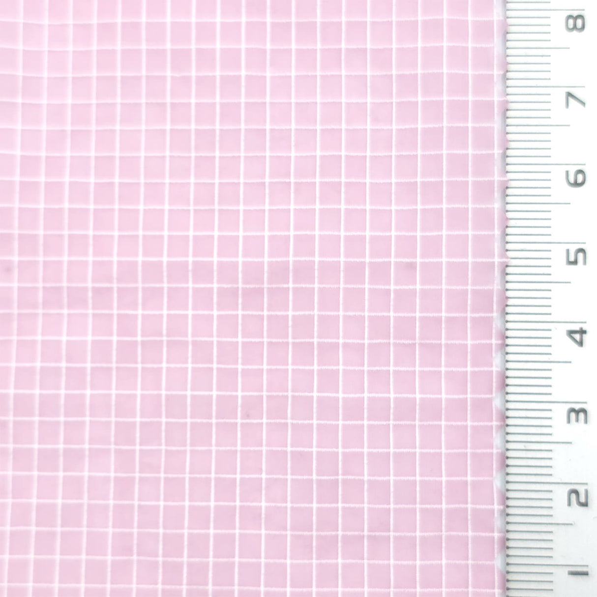 Light Purple - Windowpane Plain Nylon Woven Fabric - FAB1869