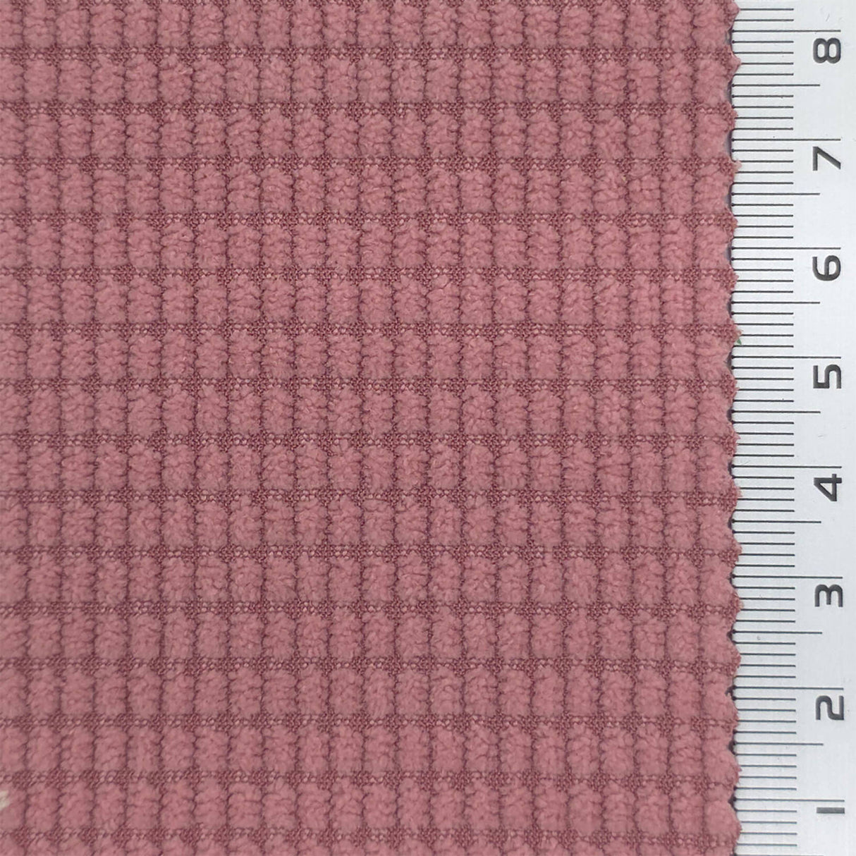 Muted Rose - 8 Wale Textured Corduroy Poly Woven Fabric - FAB1874