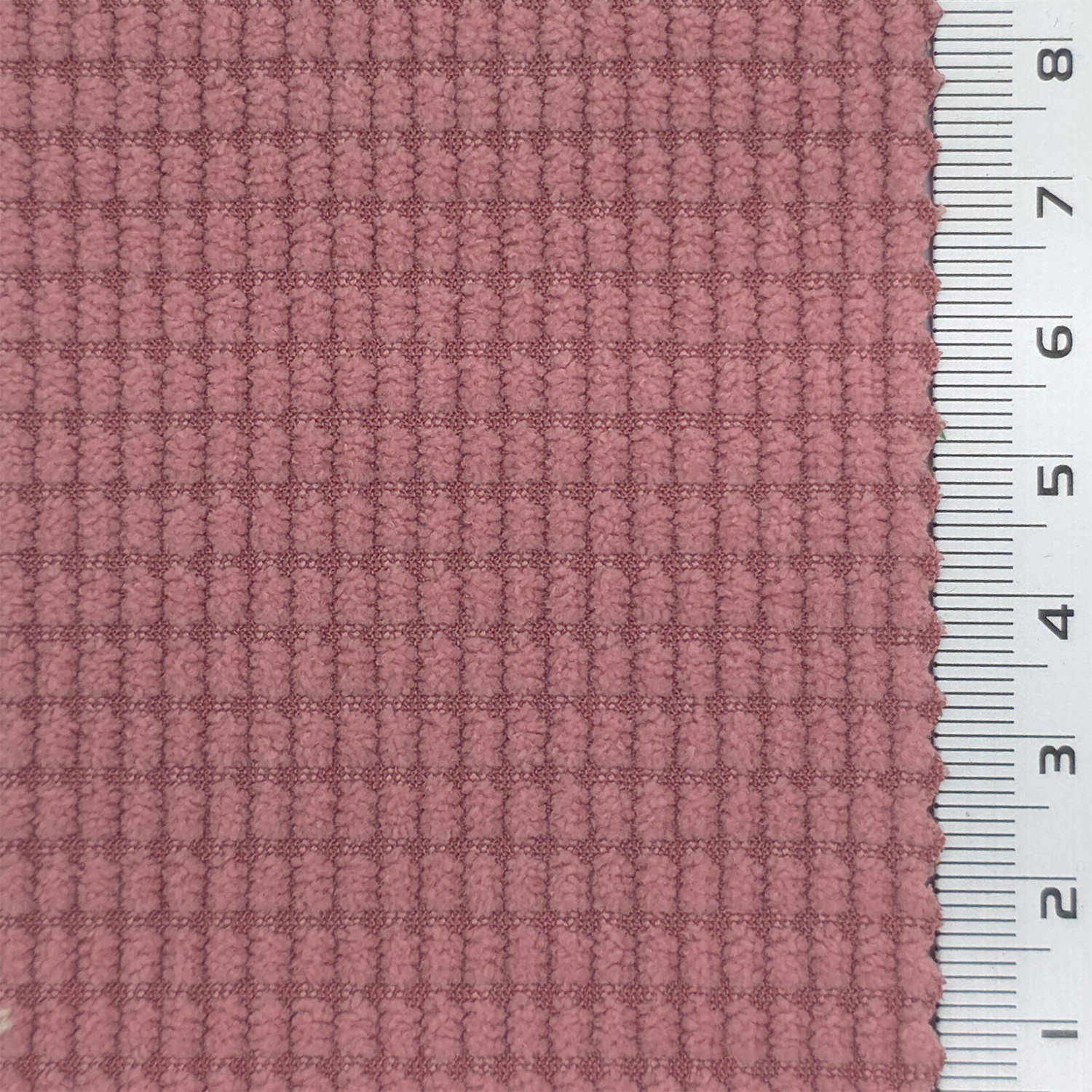 1: Warm Gray-2: White-3: Pale Cream-4: Beige-5: Tan - 8 Wale Textured Corduroy Poly Woven Fabric - FAB 1874