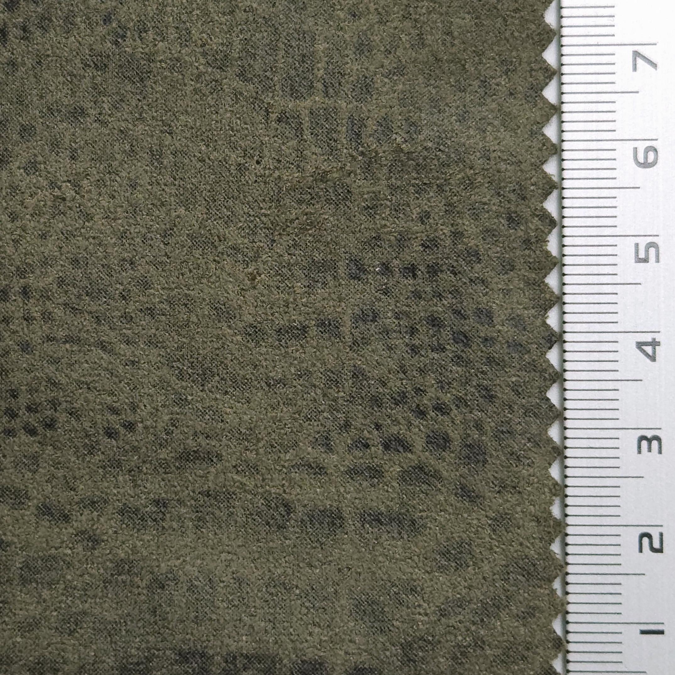 Snake Suede Polyester Spandex Knit Fabric - FAB 1570 - 6.Dune