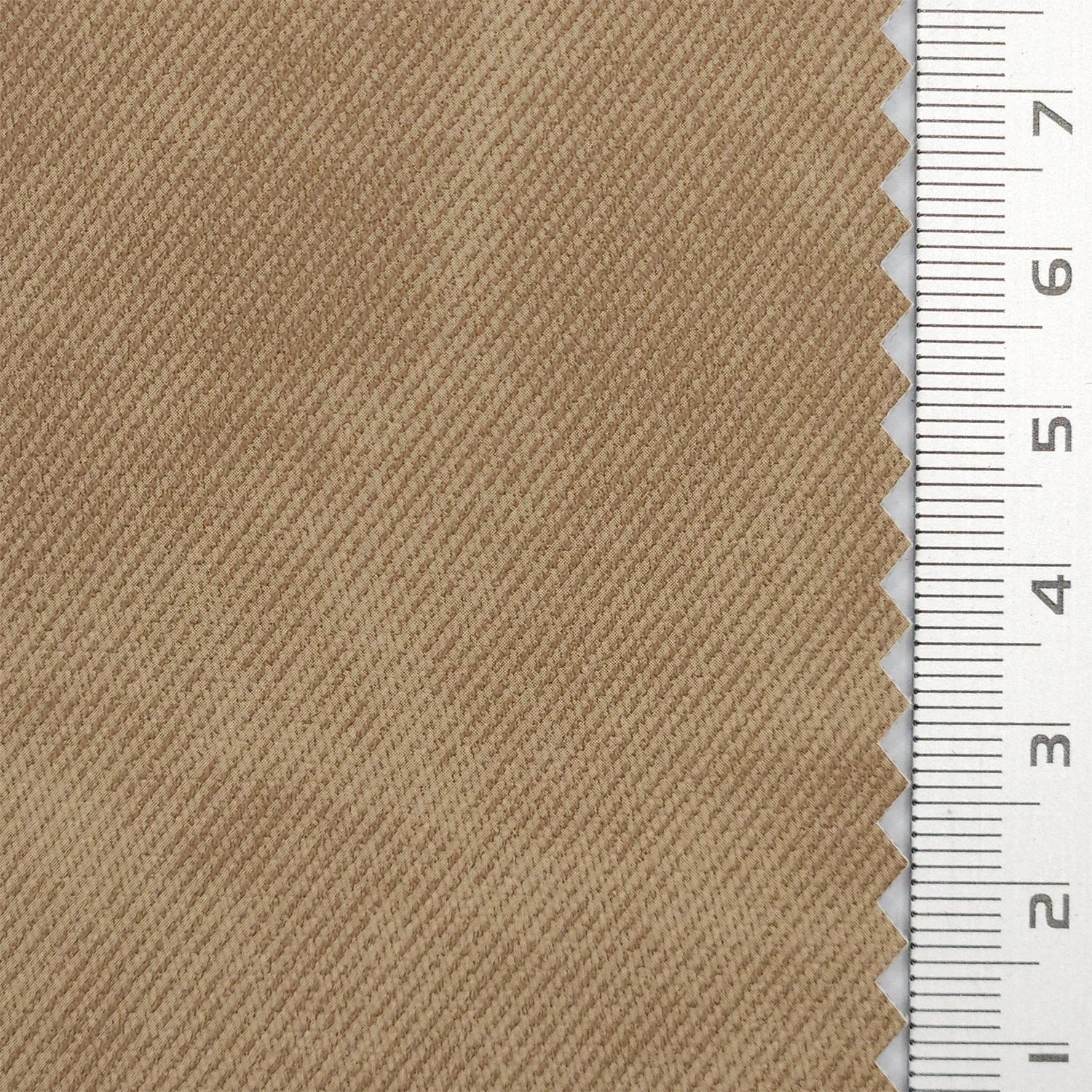 Washing effect Twill Denim Polyurethane Rayon Woven Fabric - FAB 1763 - 7.Tan