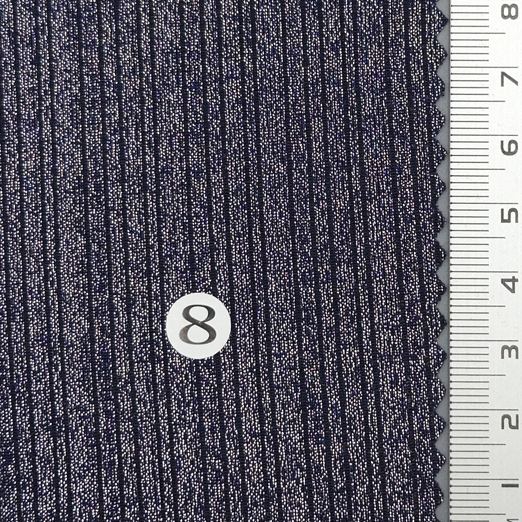 Solid Foil Irregular Slinky Polyester Spandex Knit Fabric - FAB 1697 - 7.Royal Silver (8)