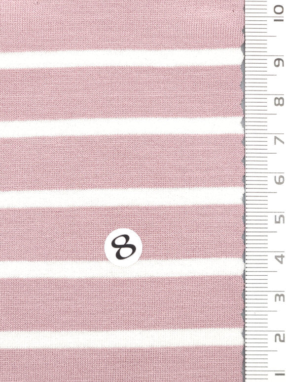 Solid Stripe Jersey Rayon Spandex Knit Fabric - FAB1726 - 1.Blue-2.Navy-3.Black-4.Red-5.Mellange-6.Olive-7.Dusty Pink-8.Red-9.White/Pink-10.White/Blue