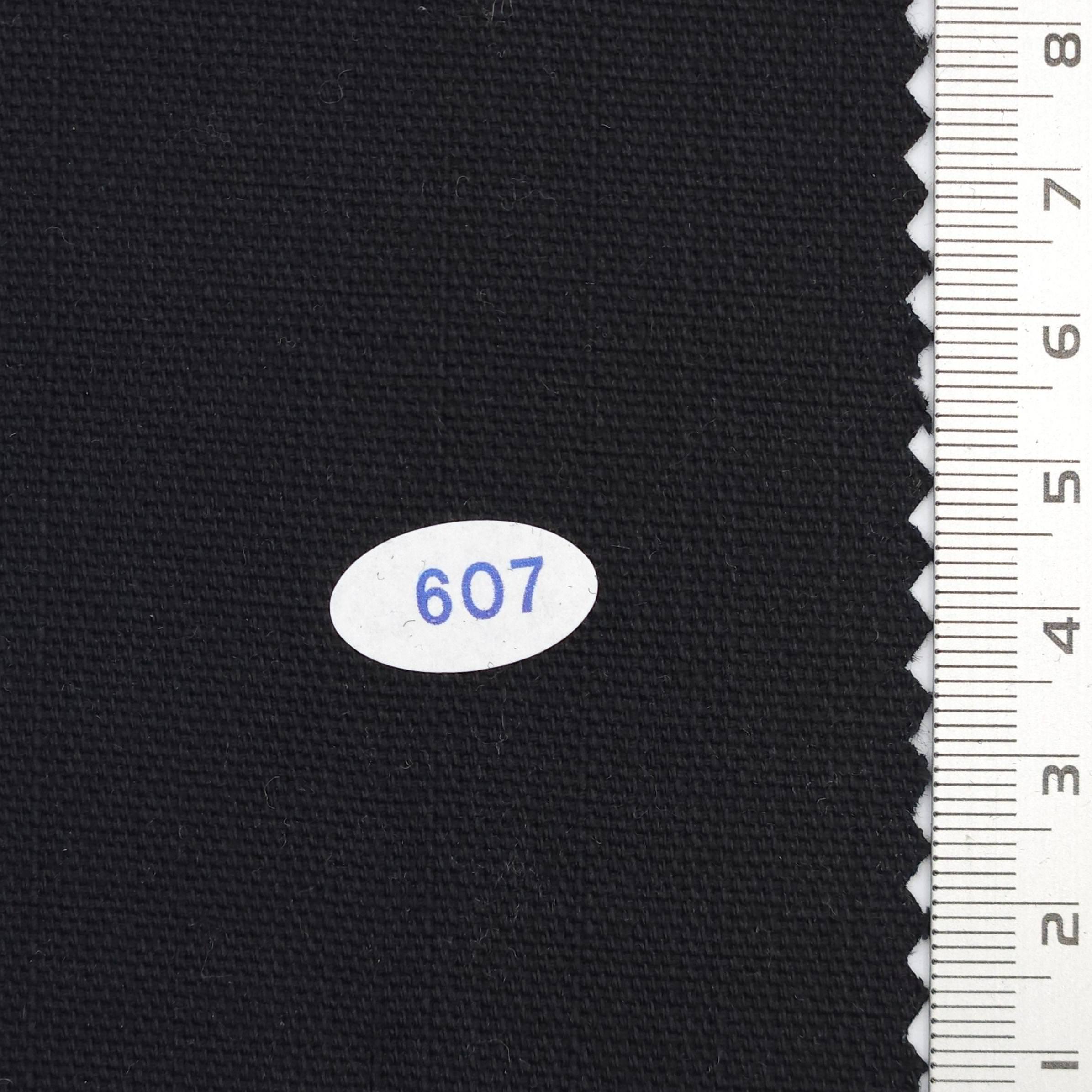 Solid Plain Tencel Polyester Wool Woven Fabric - FAB 1753 - 7.Black
