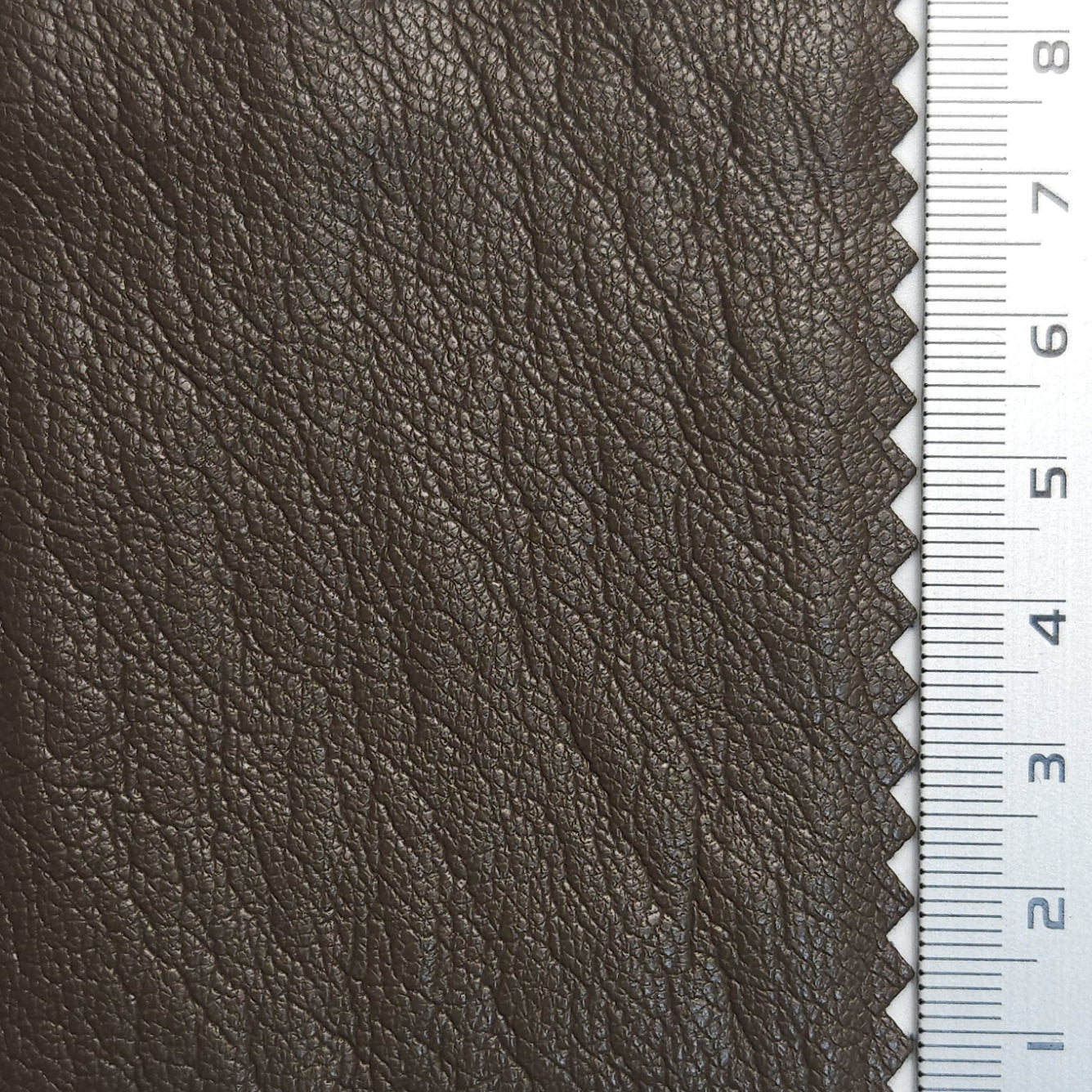 Solid Leather Polyurethane Woven Fabric - FAB 1602 - 7.Brown