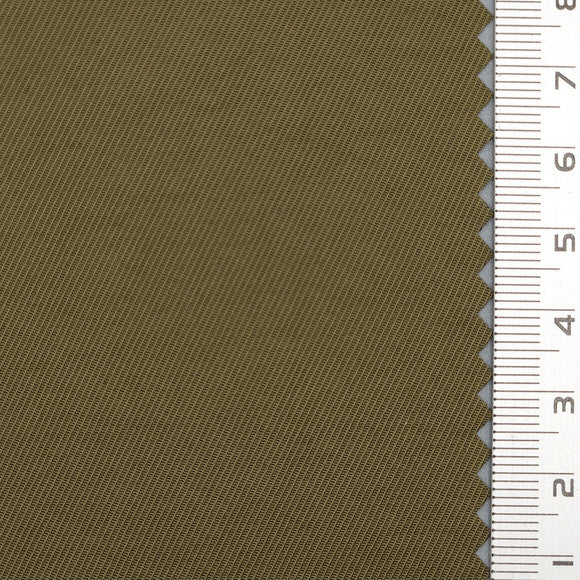 Hi Twist Solid Plain Twill Nylon Woven Fabric - FAB 1727 - 7.Olive Brown