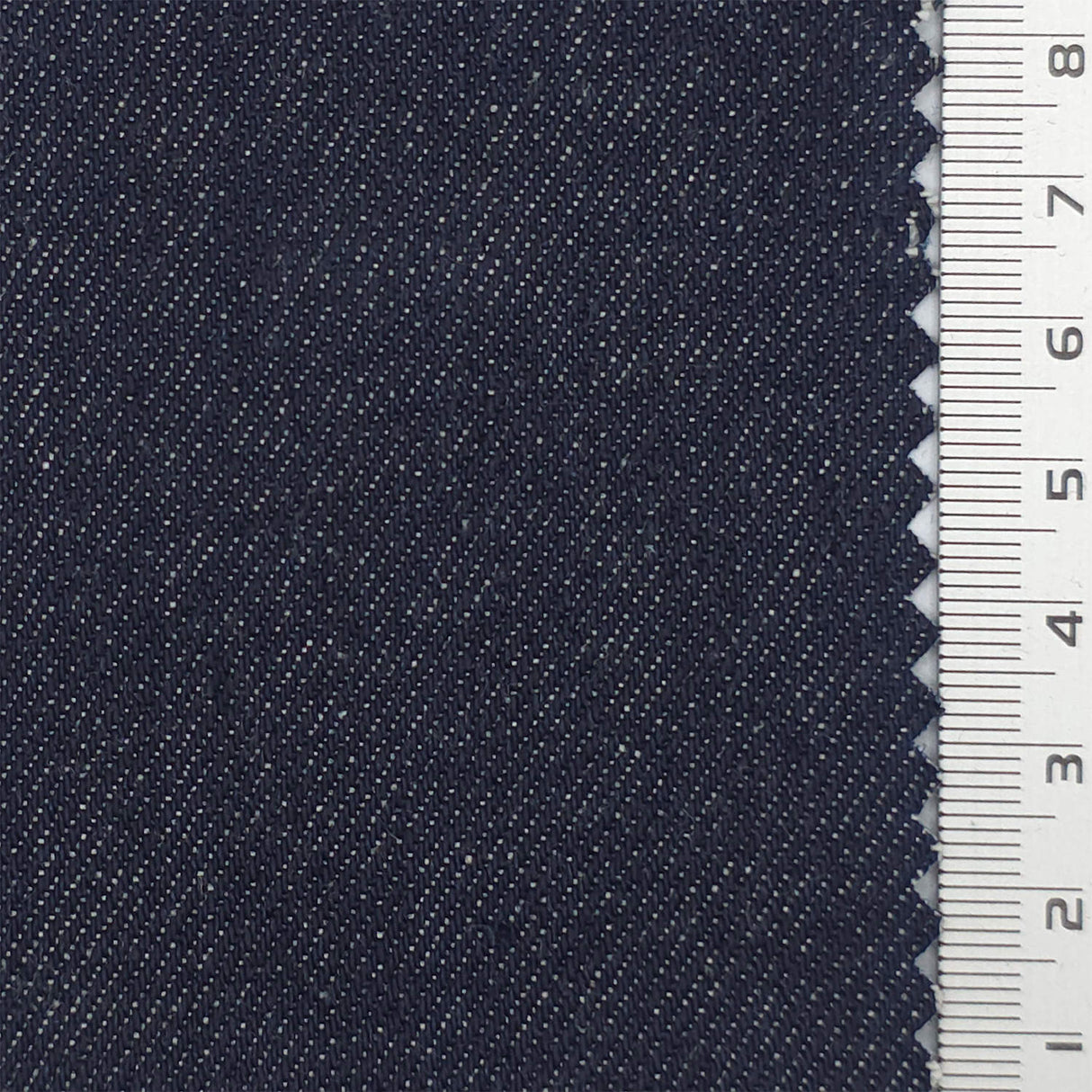 Navy Blue Premium Rigid Denim Cotton Woven Fabric - FAB1836