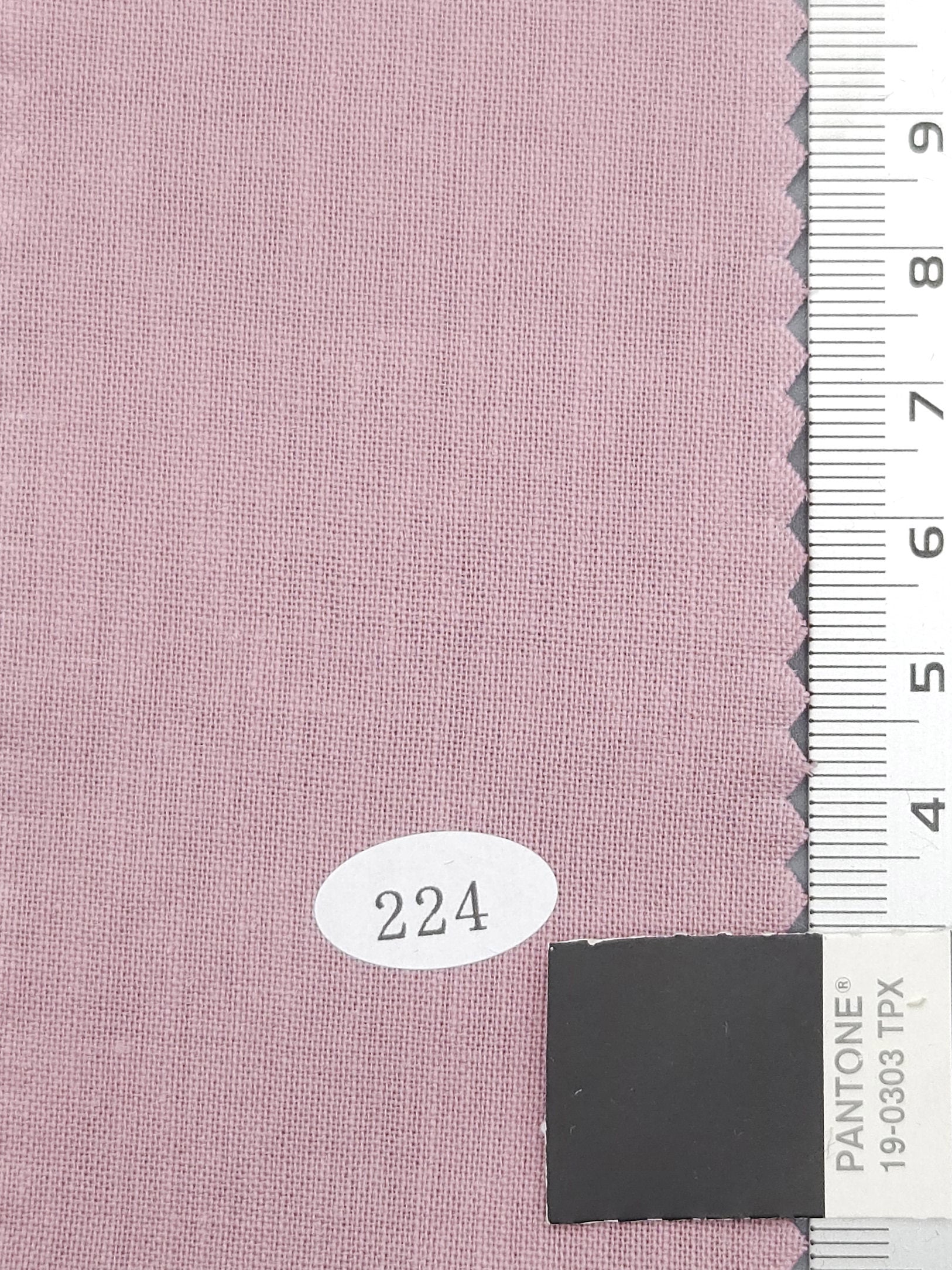 Linen Cotton Woven Fabric - FAB 1267 - 7.Pinkish Grey