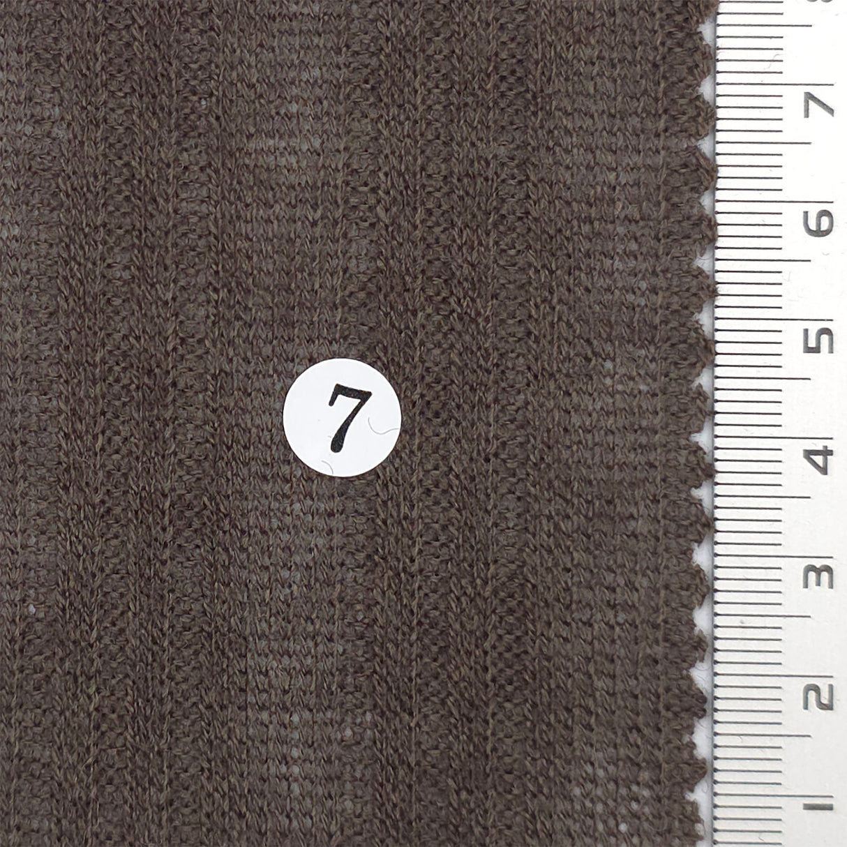 Hairy TR Stripe Irregular Rayon Polyester Knit Fabric - FAB1818 - 1.Pink Beige-2.Beige-3.Beige-4.Olive-5.Mint Blue-6.Green Khaki-7.Brown-8.Melange Gray-9.Charcoal-10.Navy