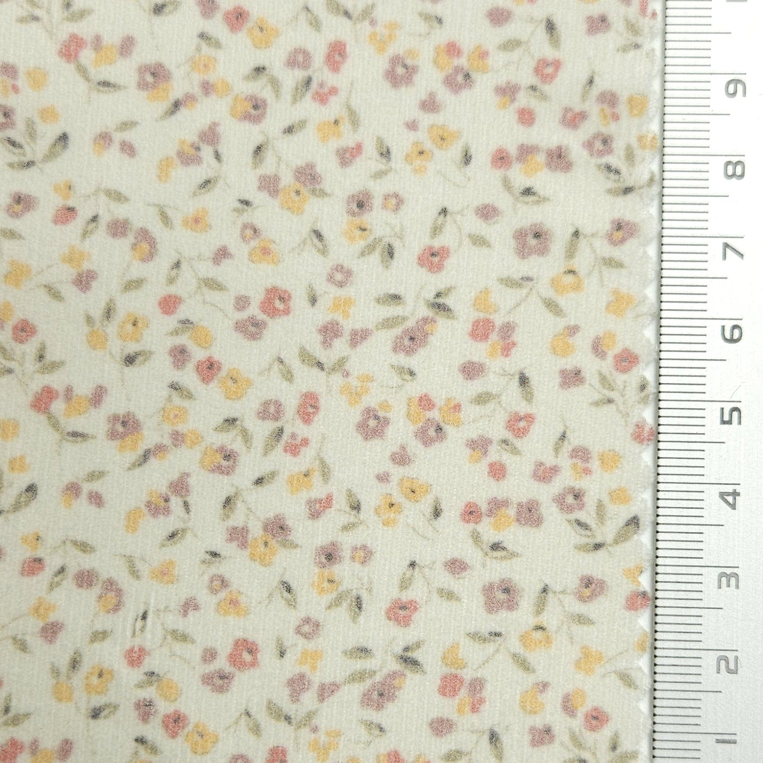 Print Floral Leaf Cotton Woven Fabric - FAB 1578 - 7.Pink Flare