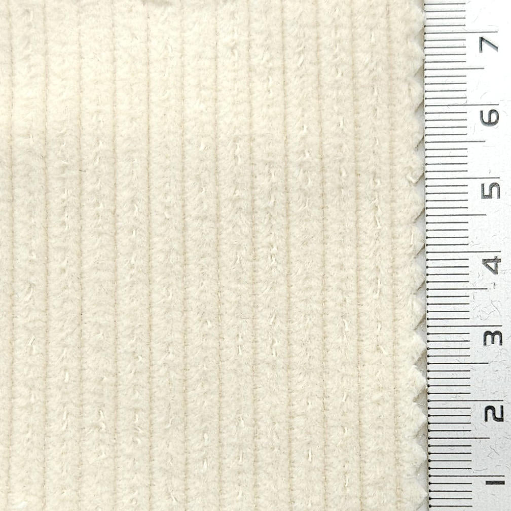 6Wale Solid Corduroy Cotton Woven Fabric - FAB 1656 - 7.Pearl Lusta