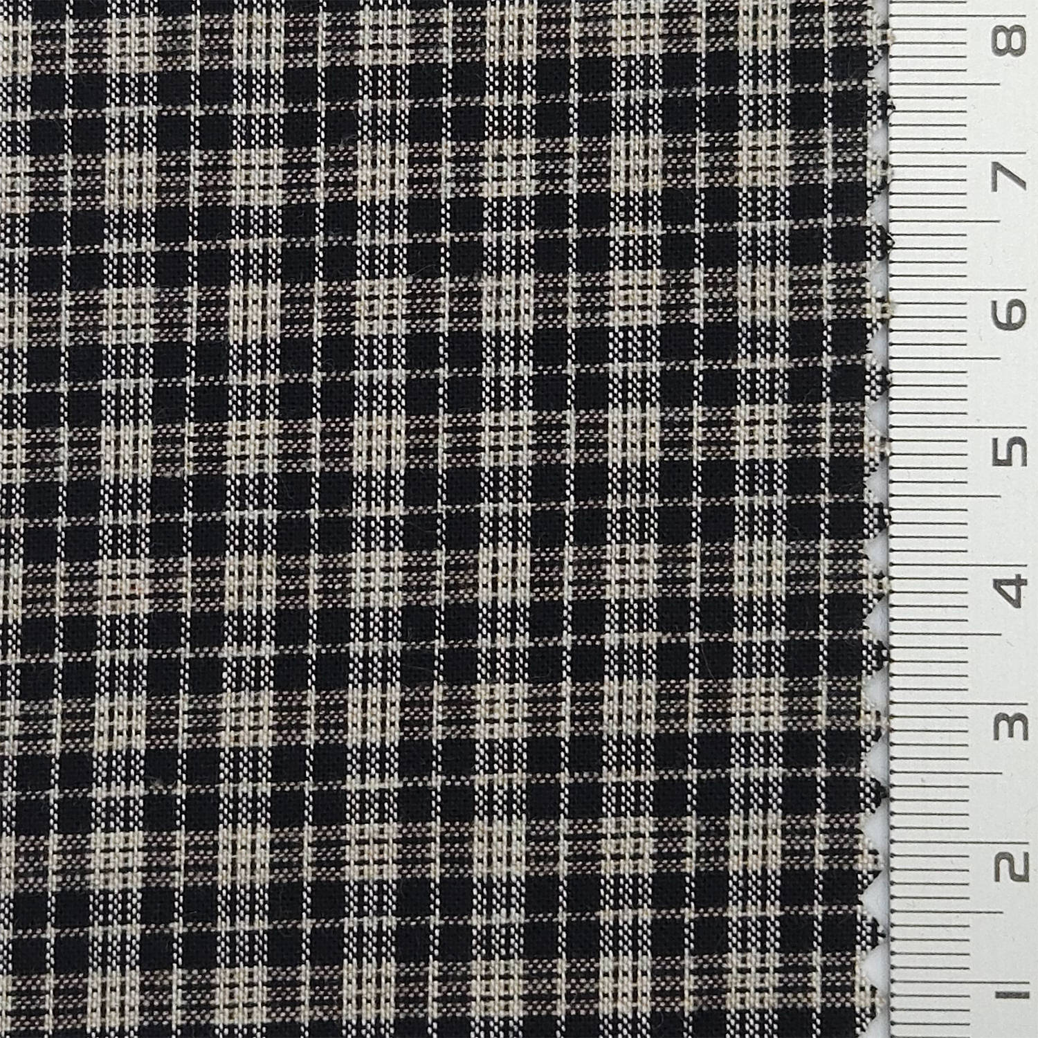 1.Charcoal Plaid-2.Navy Blue Plaid-3.Black Plaid-4.Burgundy Plaid-5.Dark Gray Plaid - Check YarnDyed Cotton Woven Fabric - FAB 1799