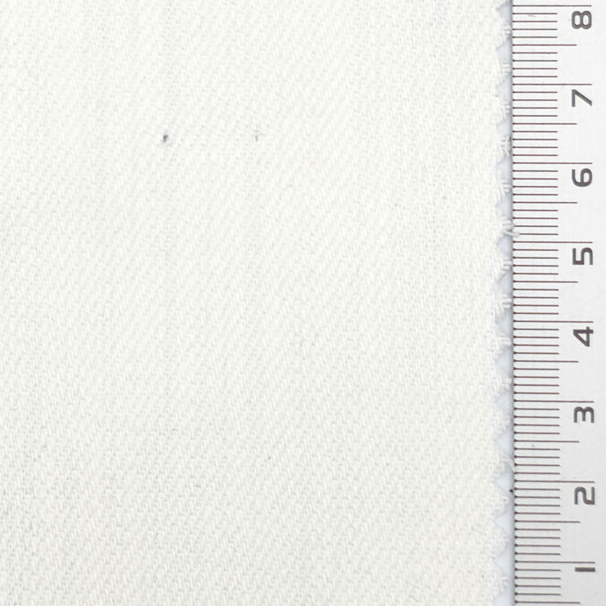 White Slim Non-fade Cotton Woven Fabric - FAB1839