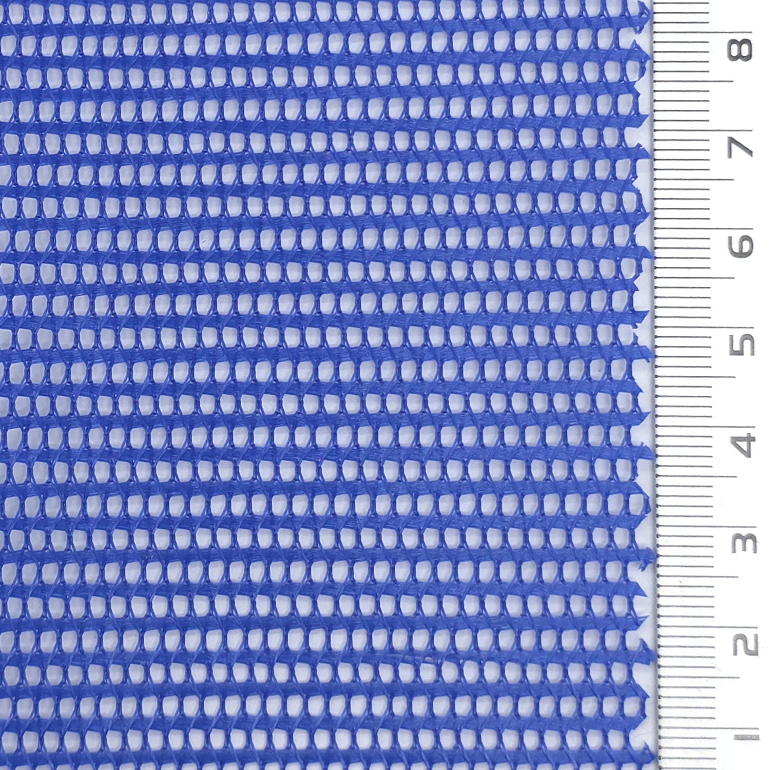 Resin Finished Rigid Nylon Mesh Knit Fabric - FAB1943 - Royal Blue