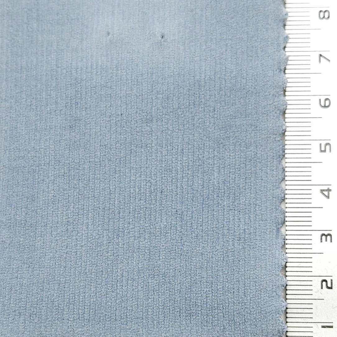 21 Wale Solid Corduroy Spandex Cotton Woven Fabric - FAB 1654 - 8.Bali Hai