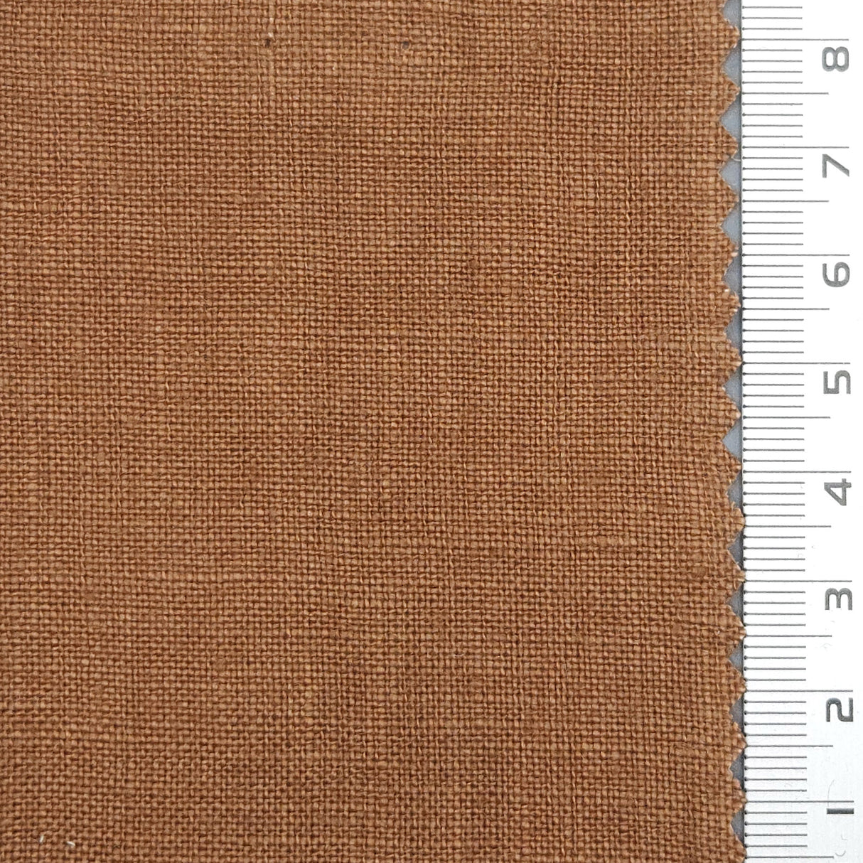 9s Solid Enzyme Washing Linen Woven Fabric - FAB1662 - 1.Chambray-2.Polo Blue-3.Midnight Express-4.Wild Sand-5.Grain Brown-6.Pavlova-7.Rob Roy-8.Sante Fe-9.Fallow-10.Tosca