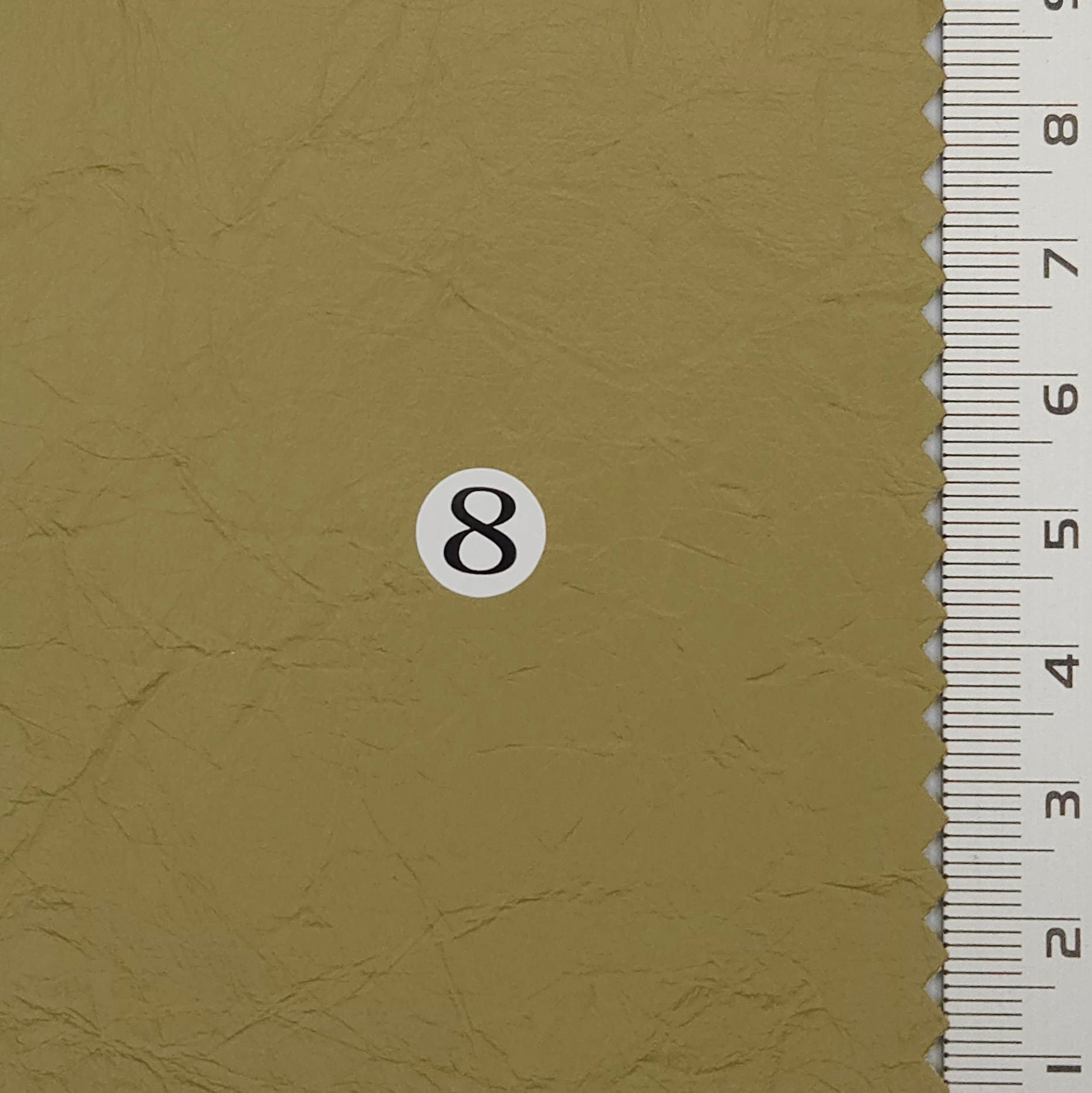 1.Silver-2.Ivory-3.Light beige-4.Light taupe-5.Medium beige - Coated Solid Crease Rayon Polyurethane Woven Fabric - FAB 1770