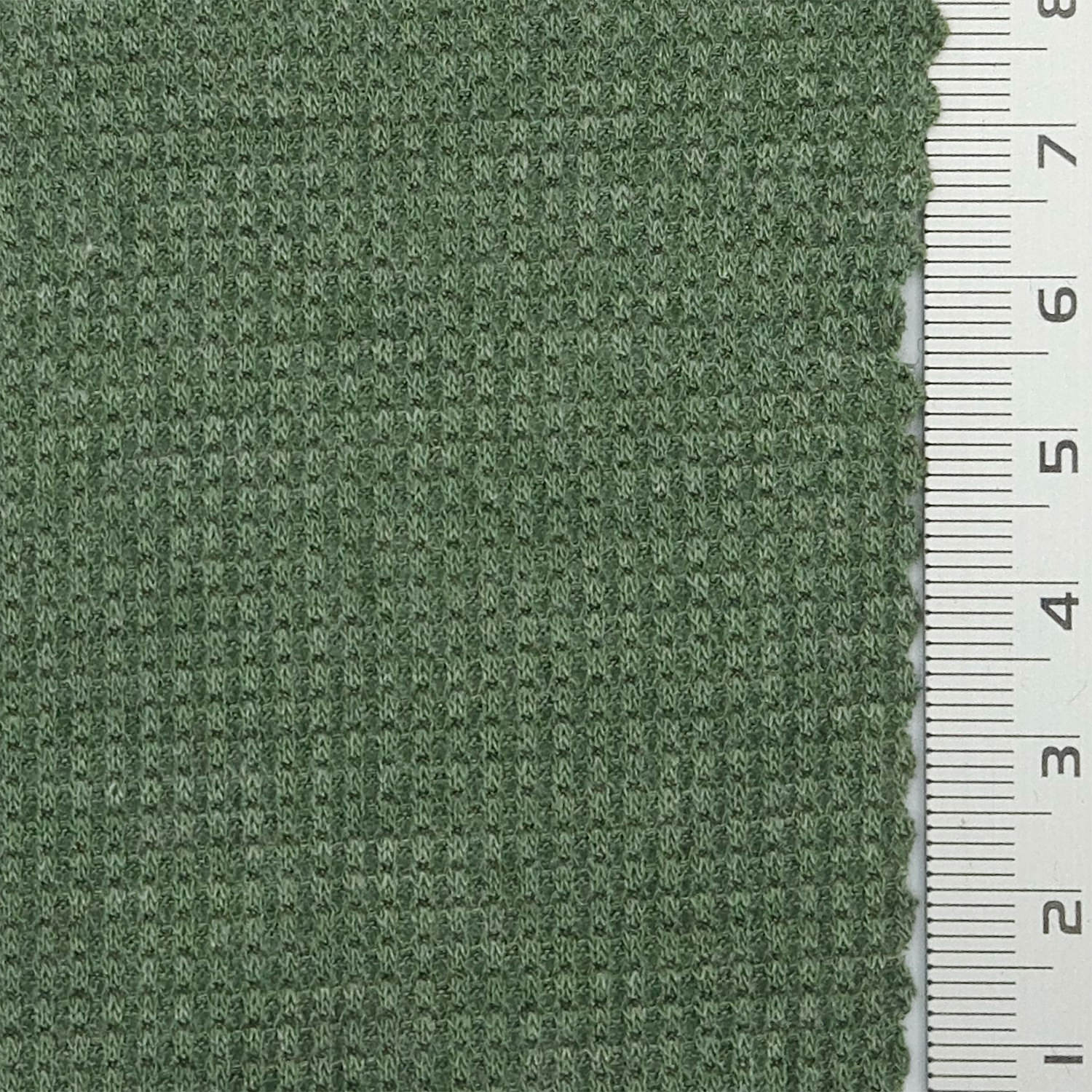 Solid Waffle Spandex Rayon Polyester Knit Fabric - FAB 1809 - 8.Green